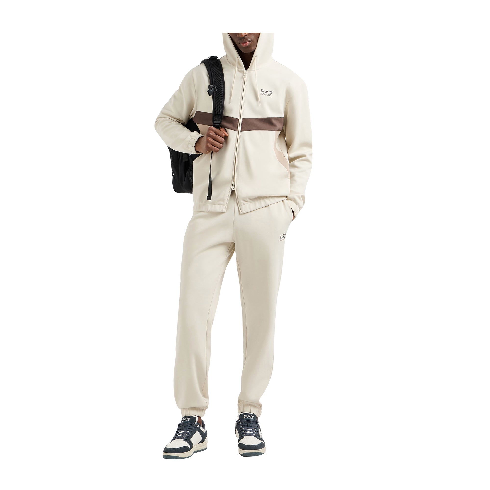 Tuta Uomo Summer Block, con cappuccio e pantalone con vita elasticizzata