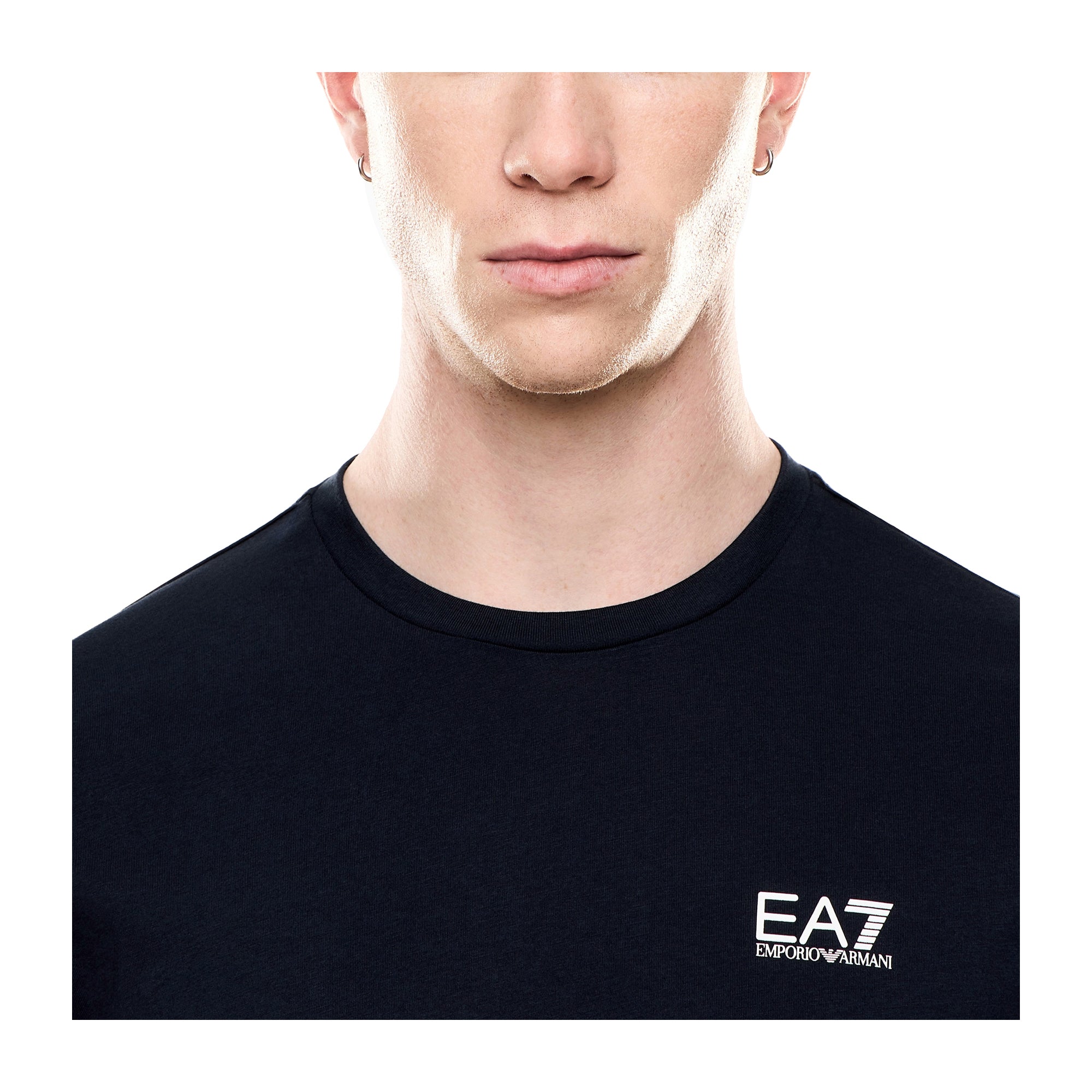 T-shirt Uomo a girocollo, con maxi stampa posteriore e stampa logo sul petto