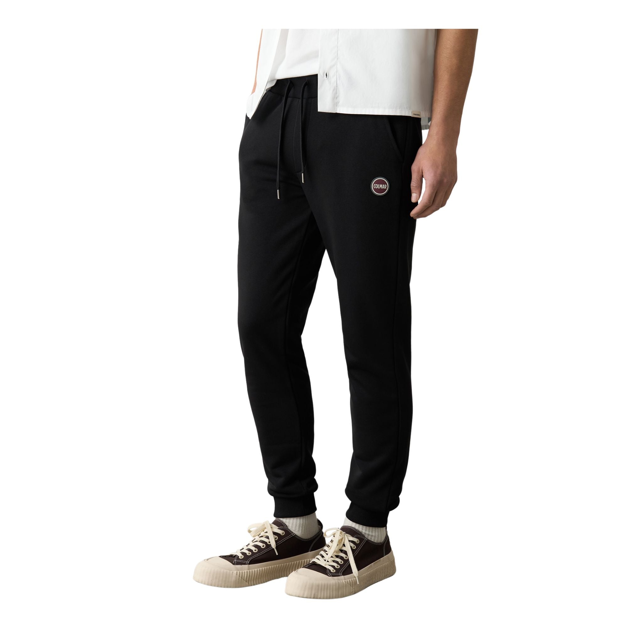 Pantalone Uomo in misto cotone, felpato, con logo