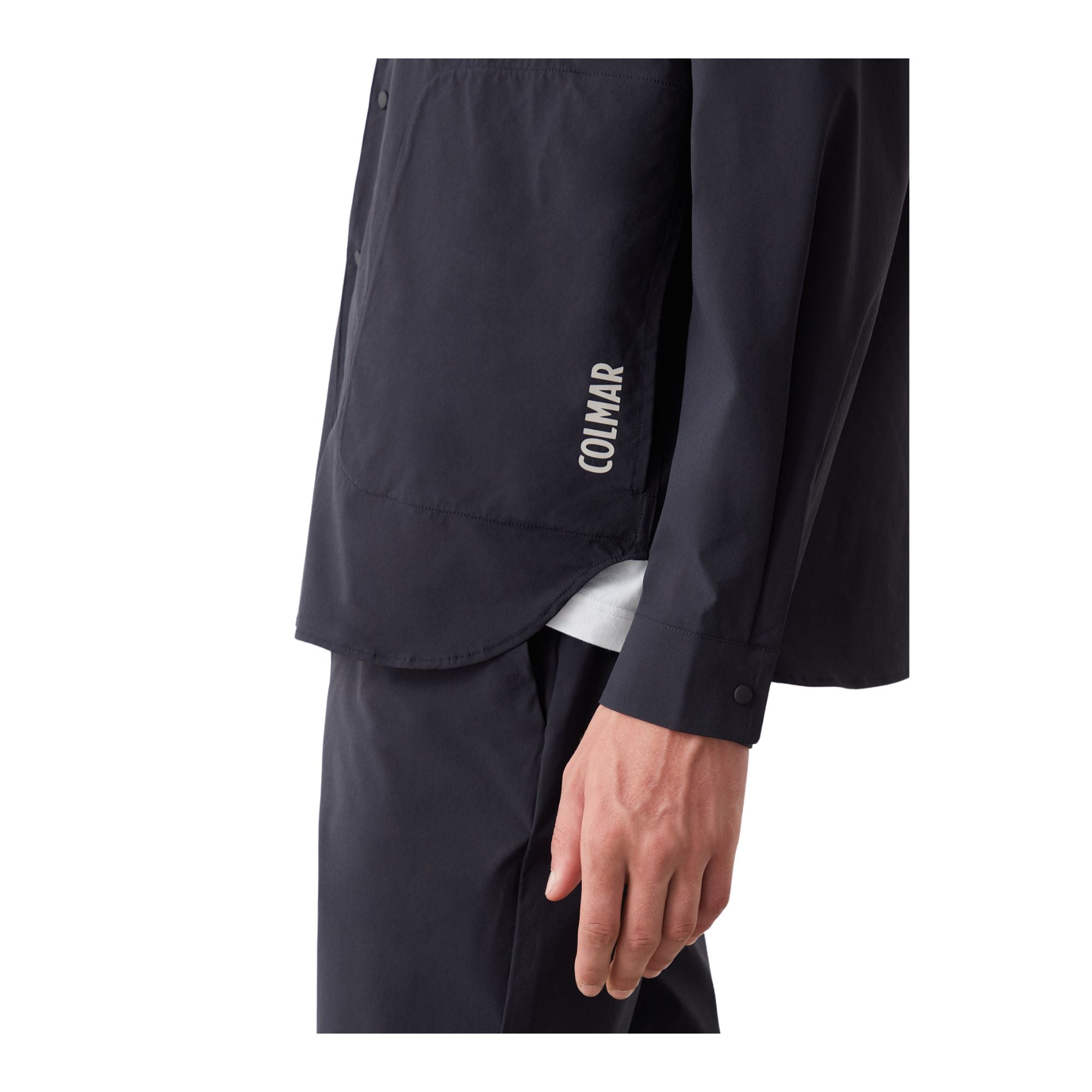 Camicia Unisex con bottoni a pressioni e colletto classico