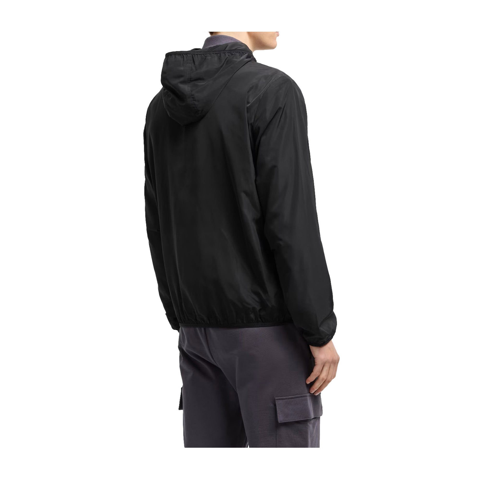 Bomber con cappuccio Core Identity Nero