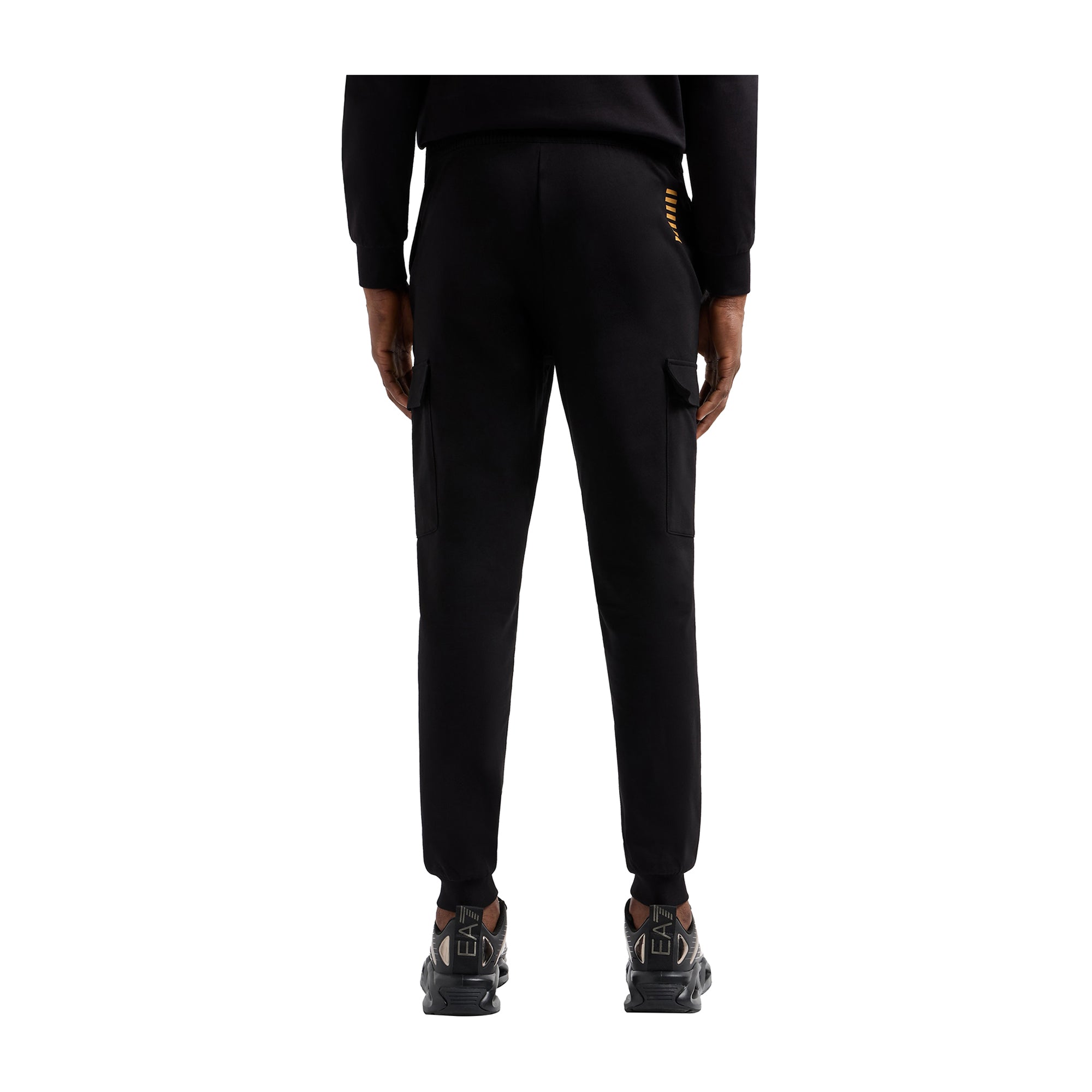 Pantaloni cargo Core Identity in cotone Nero