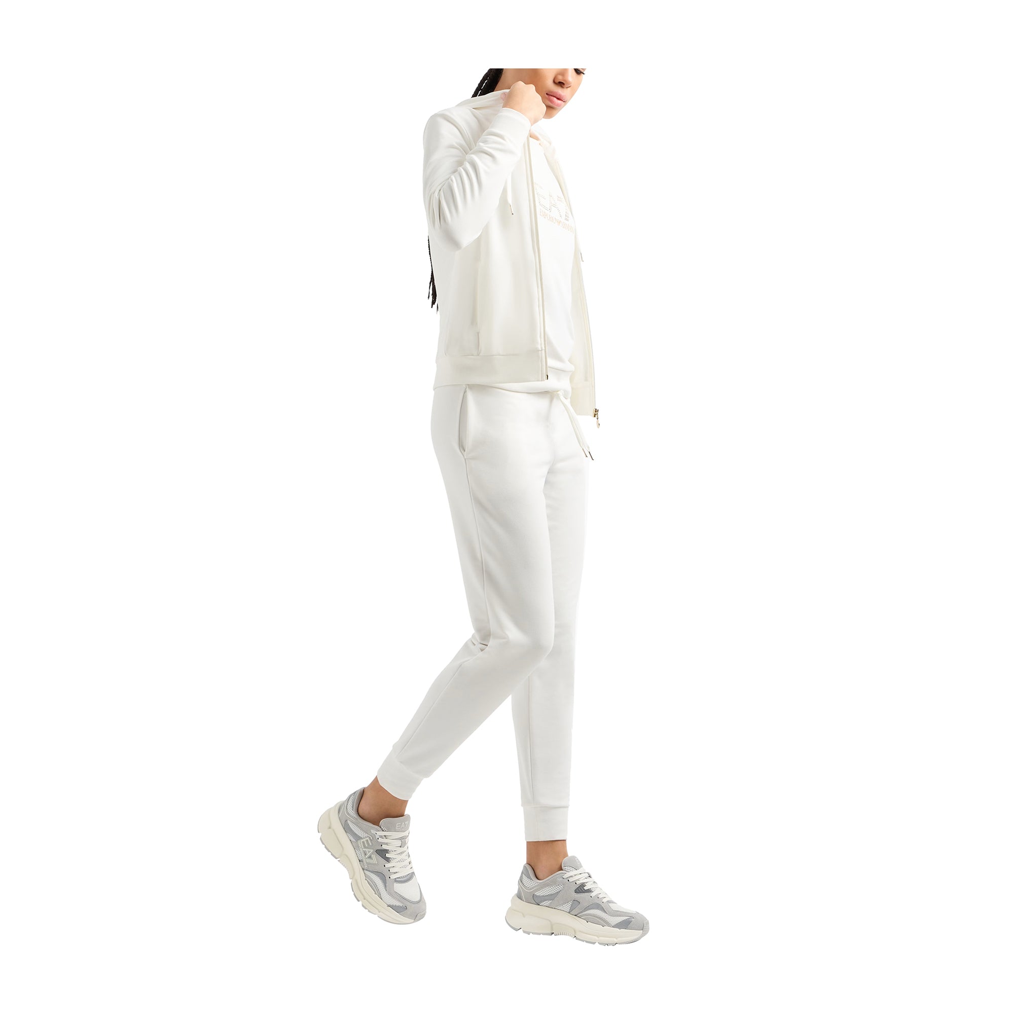 Tuta Donna completa, composta da joggers e felpa con zip