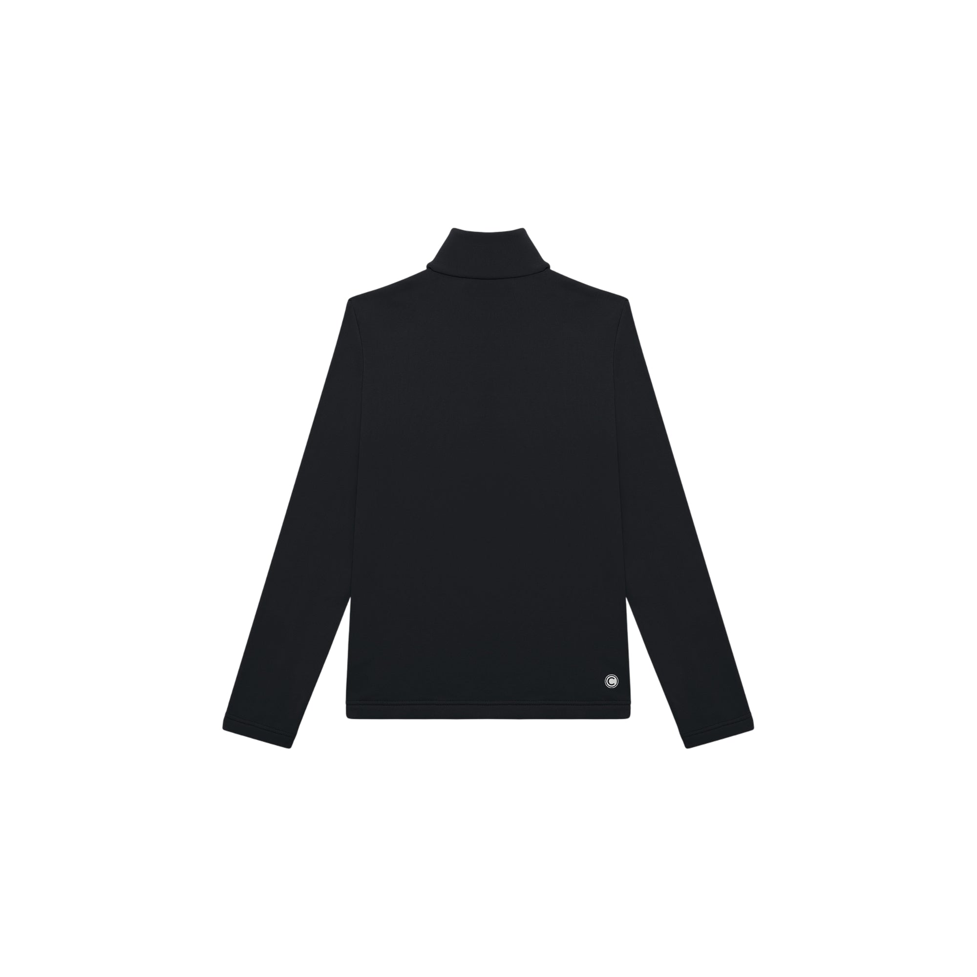 Pile da Sci Donna con zip 1/4 Nero