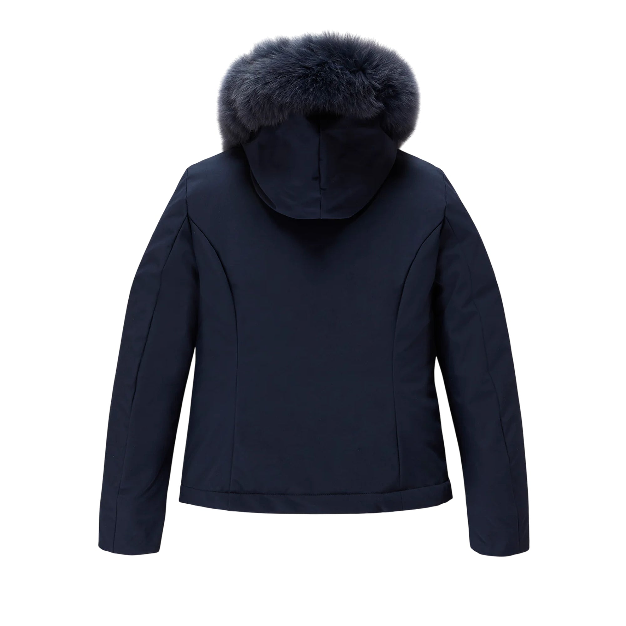 Parka Donna Short Lady Tech Blu scuro retro