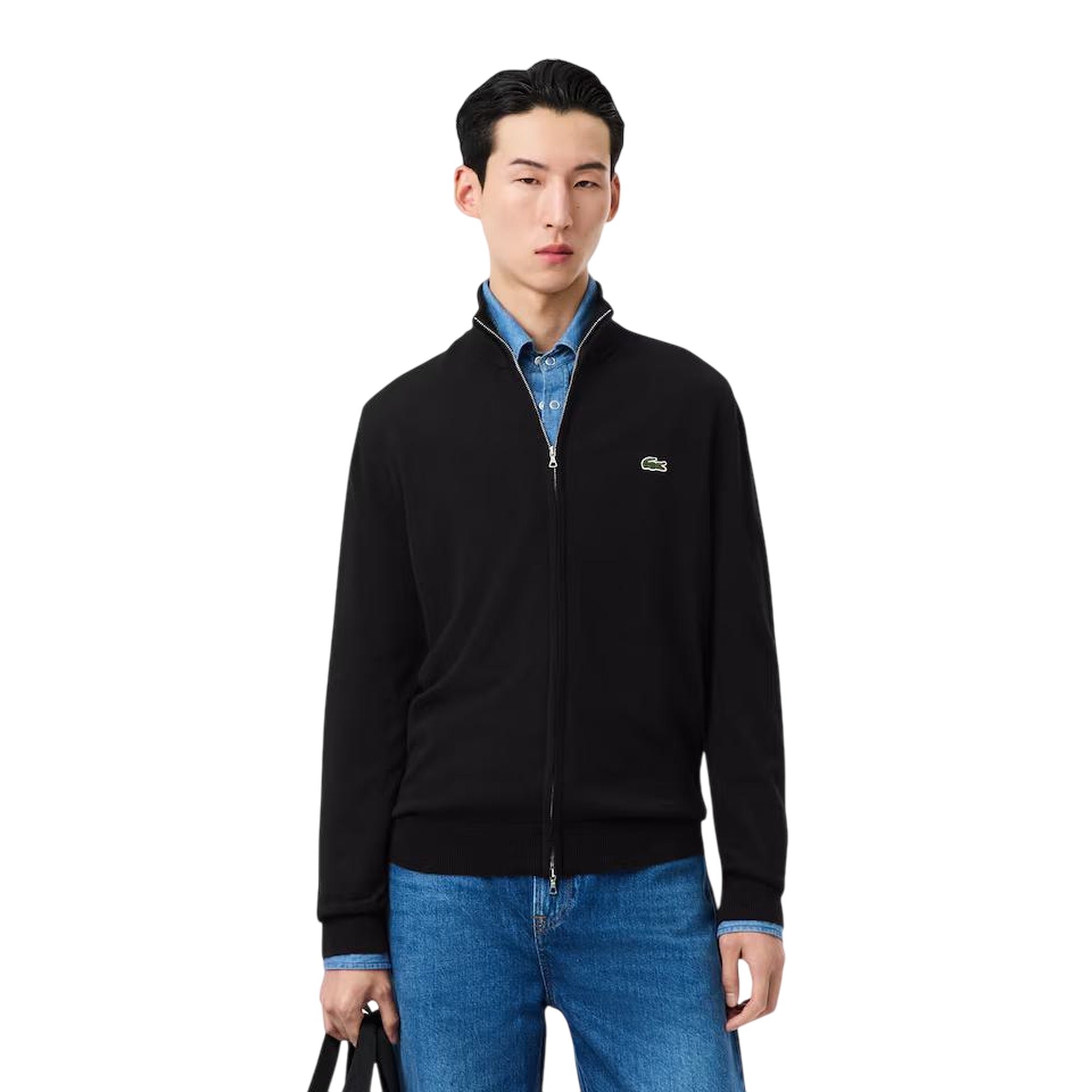 Cardigan Uomo con zip frontale