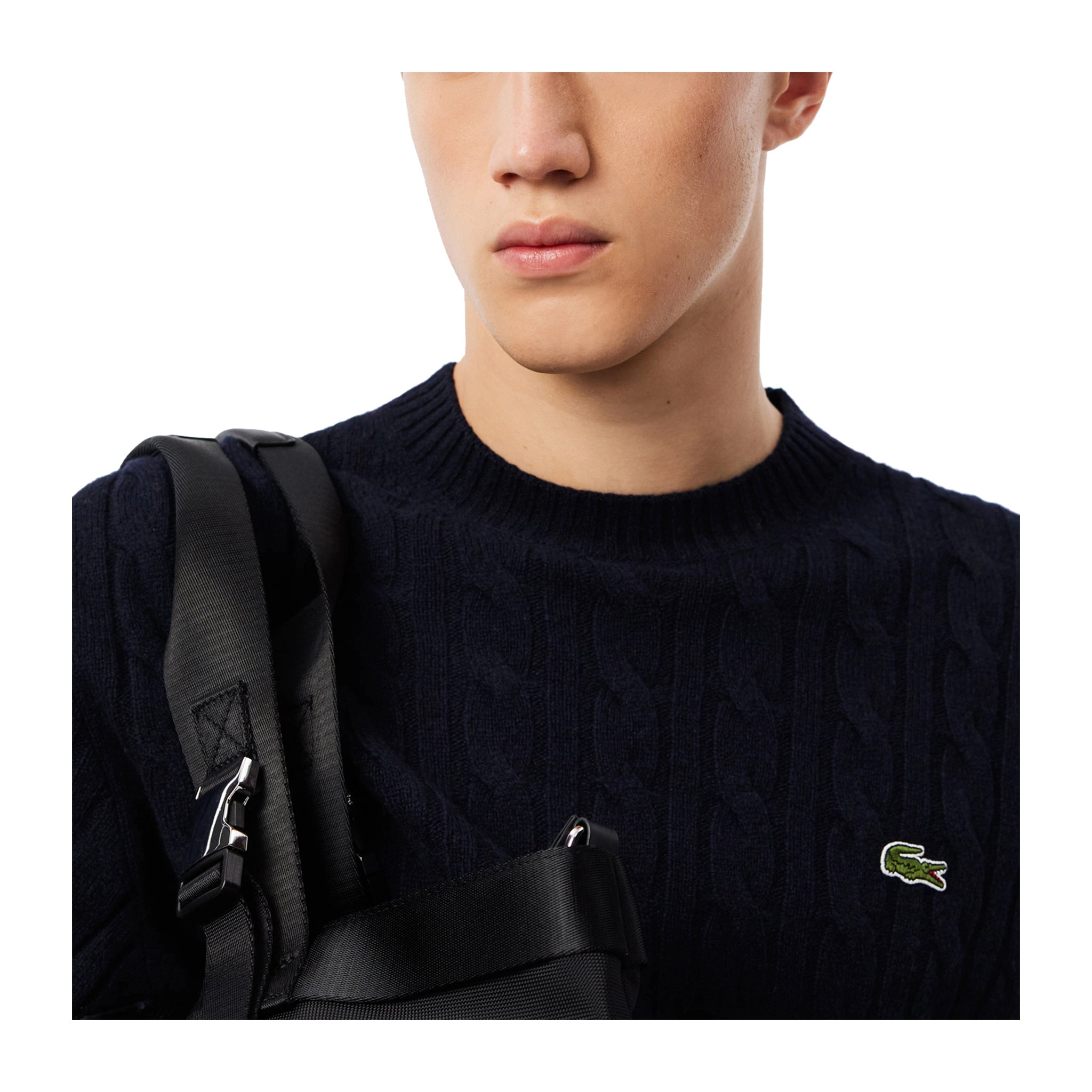 Maglione da Uomo a trecce in lana