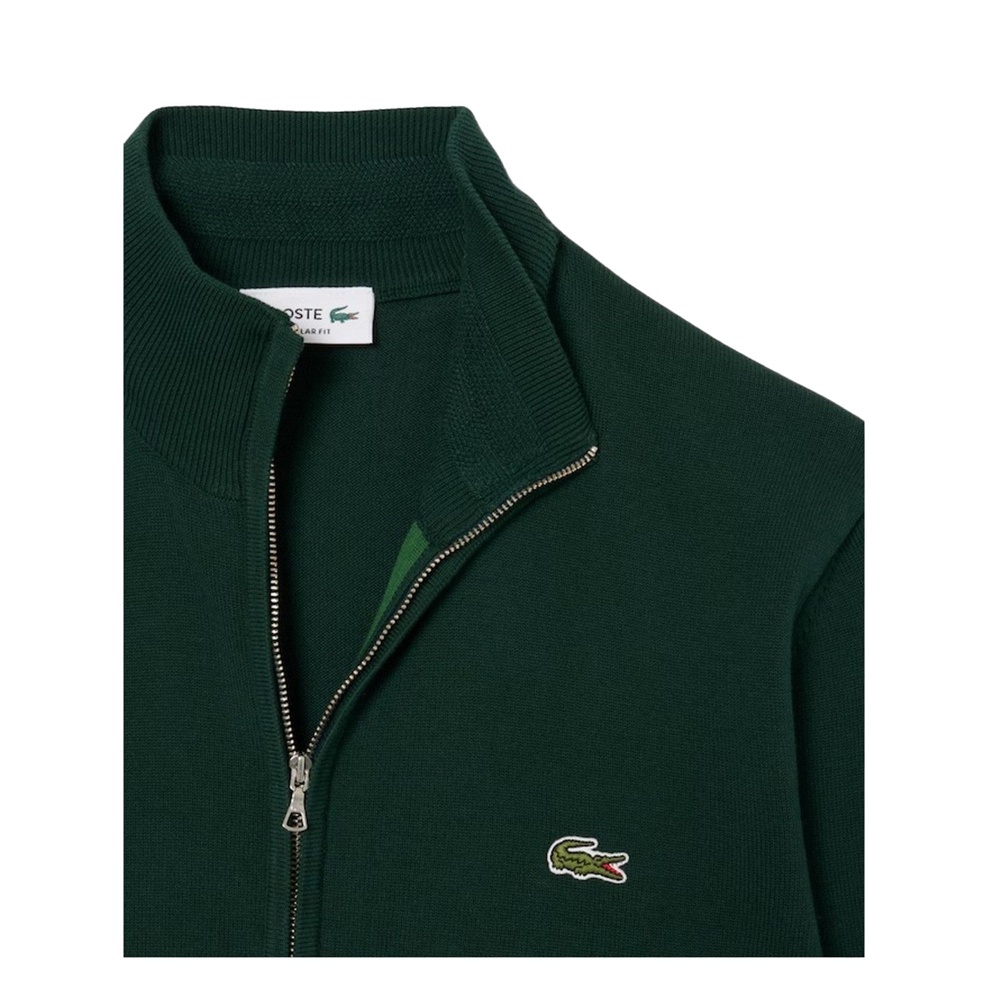 Maglia Uomo Verde in jersey di cotone, a collo alto