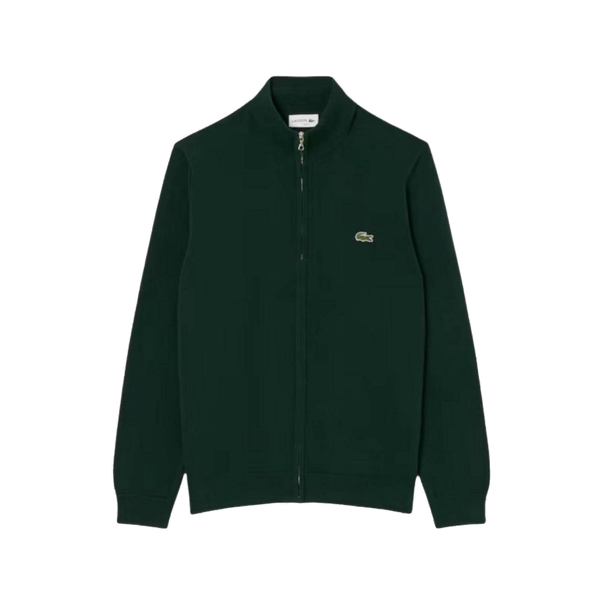 Maglia Uomo Verde in jersey di cotone, a collo alto