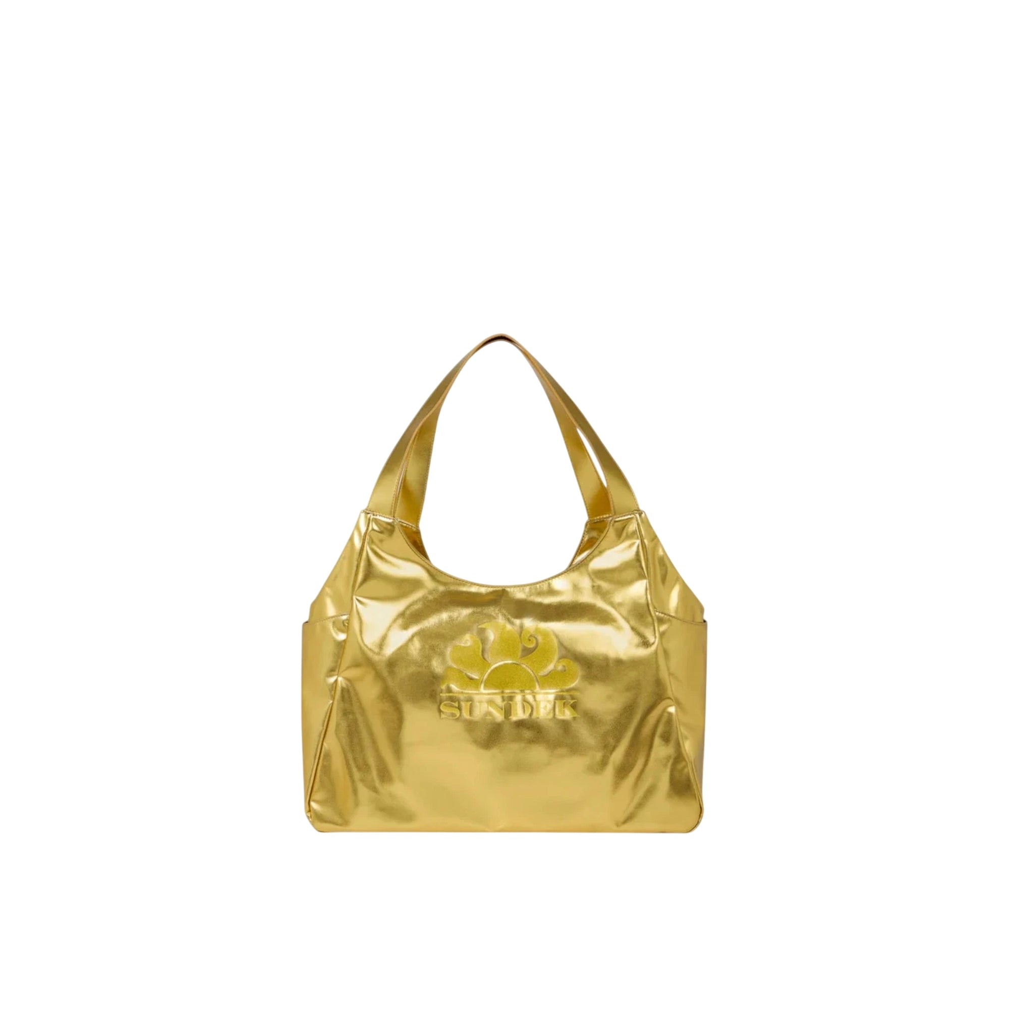 Borsa Donna da mare Chel laminata Oro - Main Image