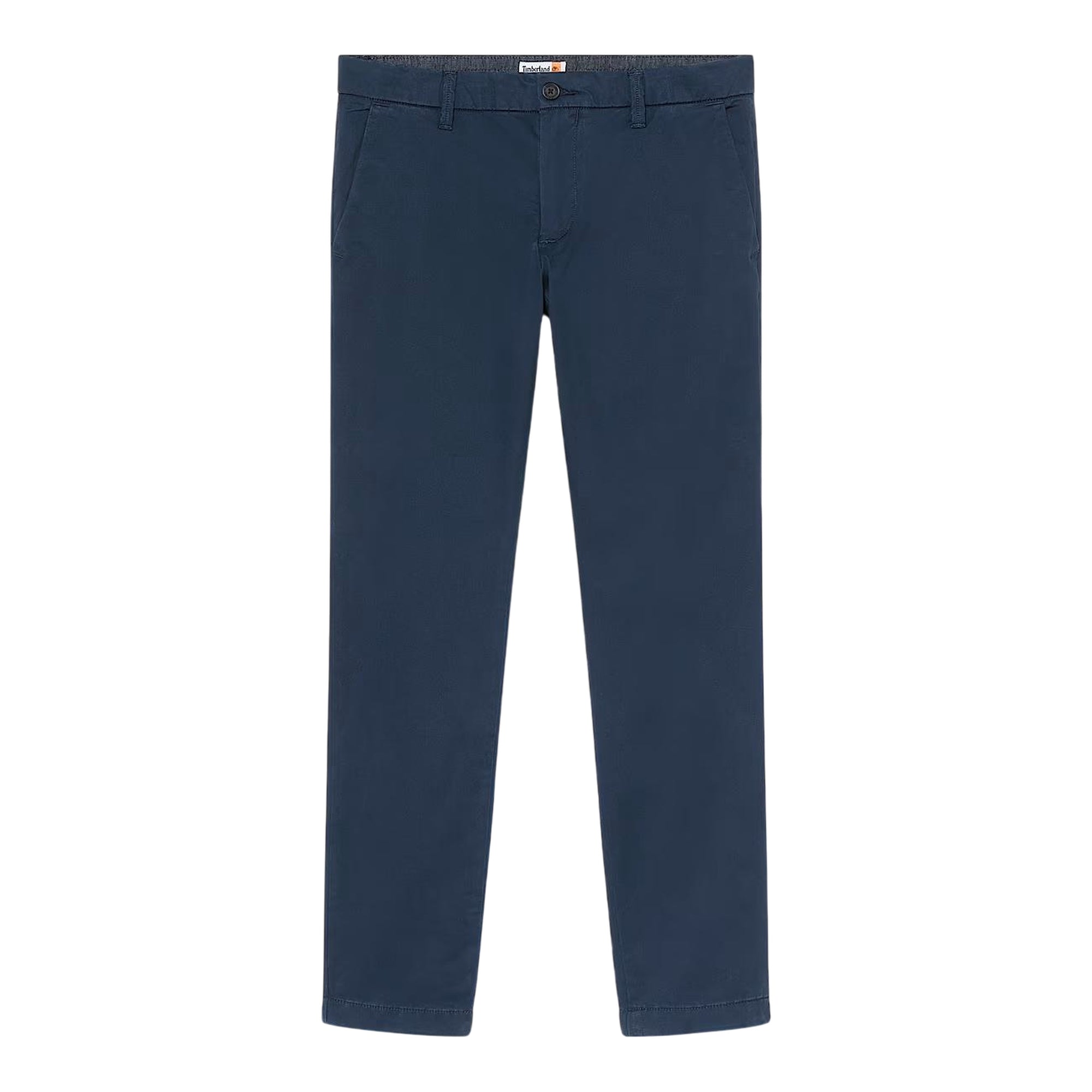 Pantalone Uomo in cotone elasticizzato, modello chino, con patta e bottone