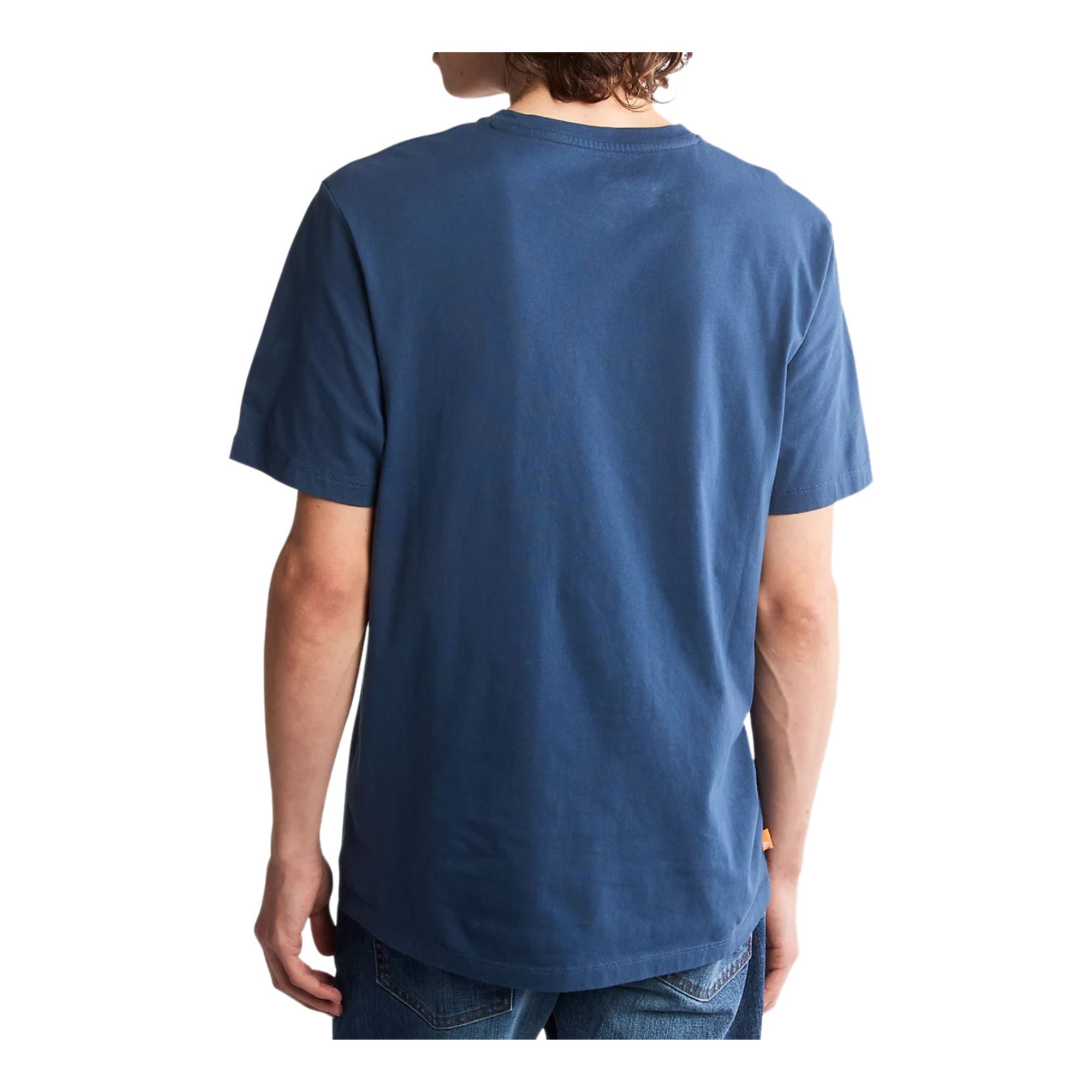 T-shirt Uomo Kennebec River, con scollatura girocollo e stampa bianca a contrasto