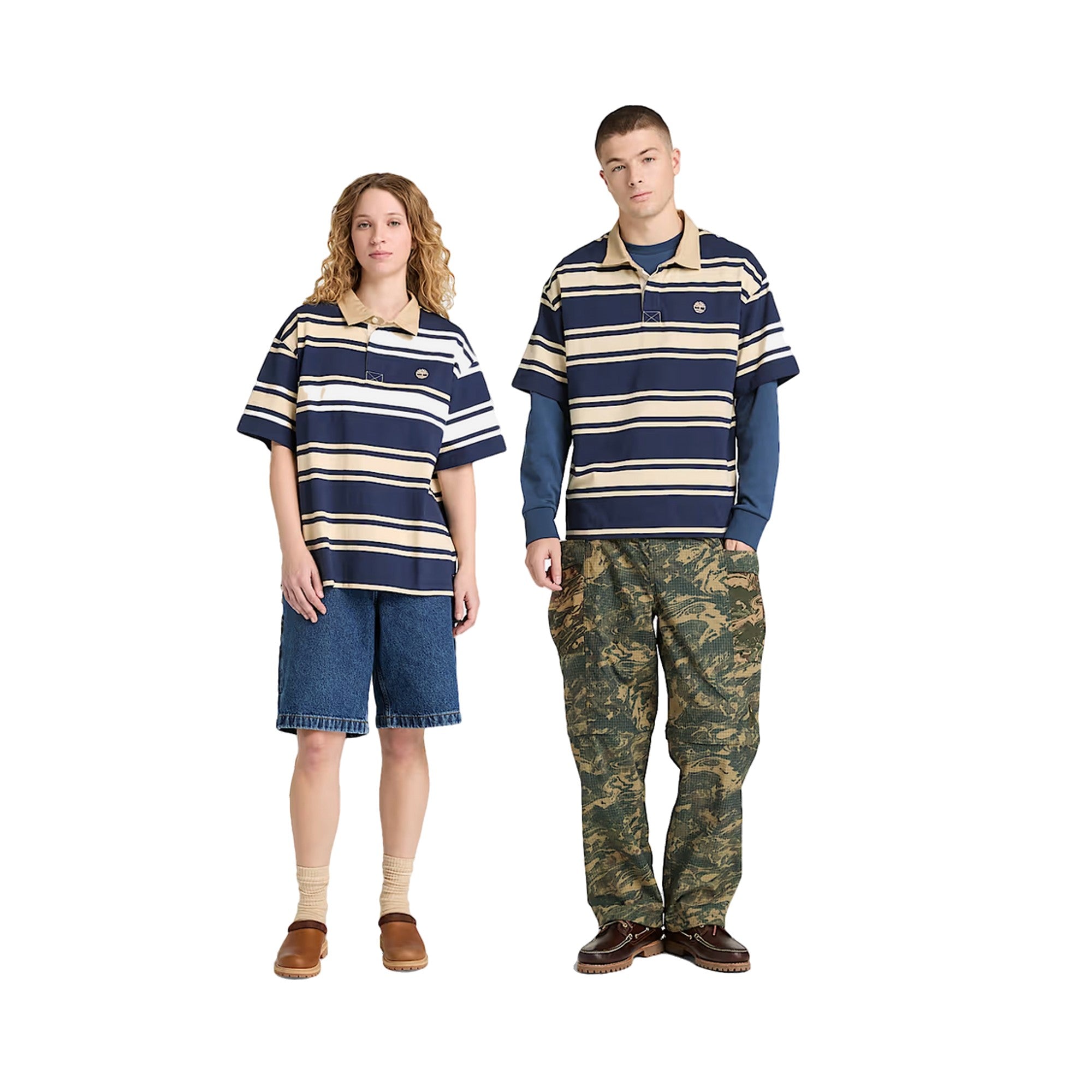 Polo Unisex a righe bicolore modelli