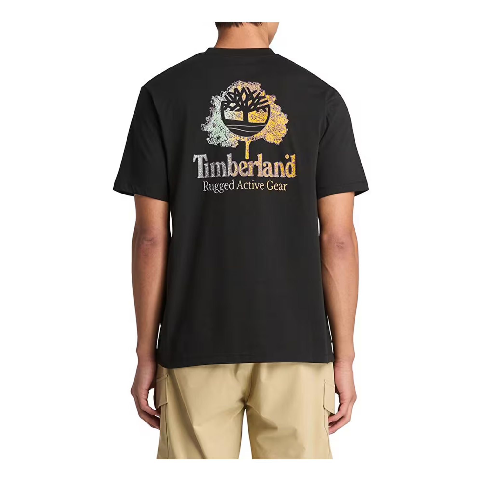 T-shirt Uomo, Rugged Active Gear Back Graphic, a girocollo