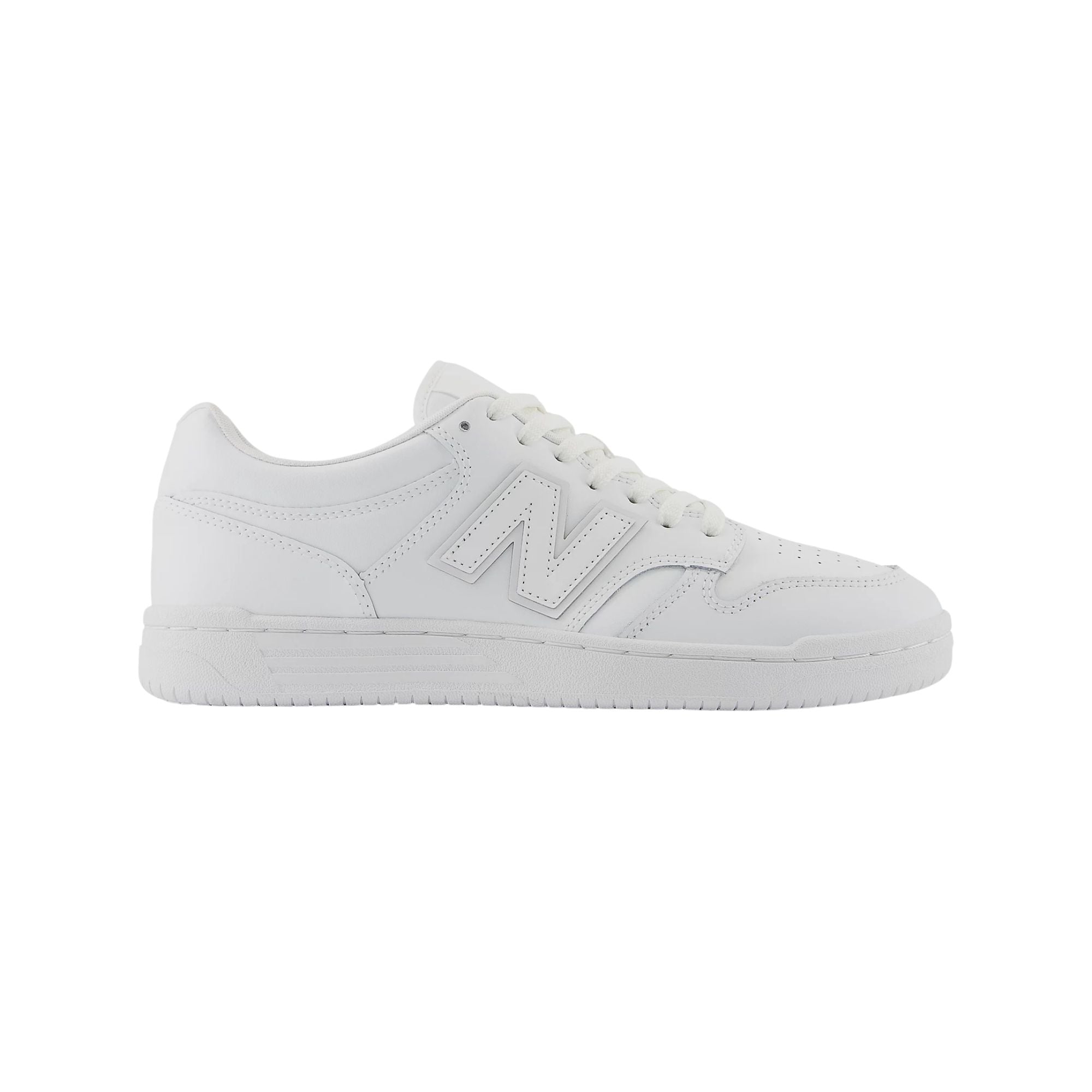 Sneakers Basse Unisex 480 tinta unita bianca