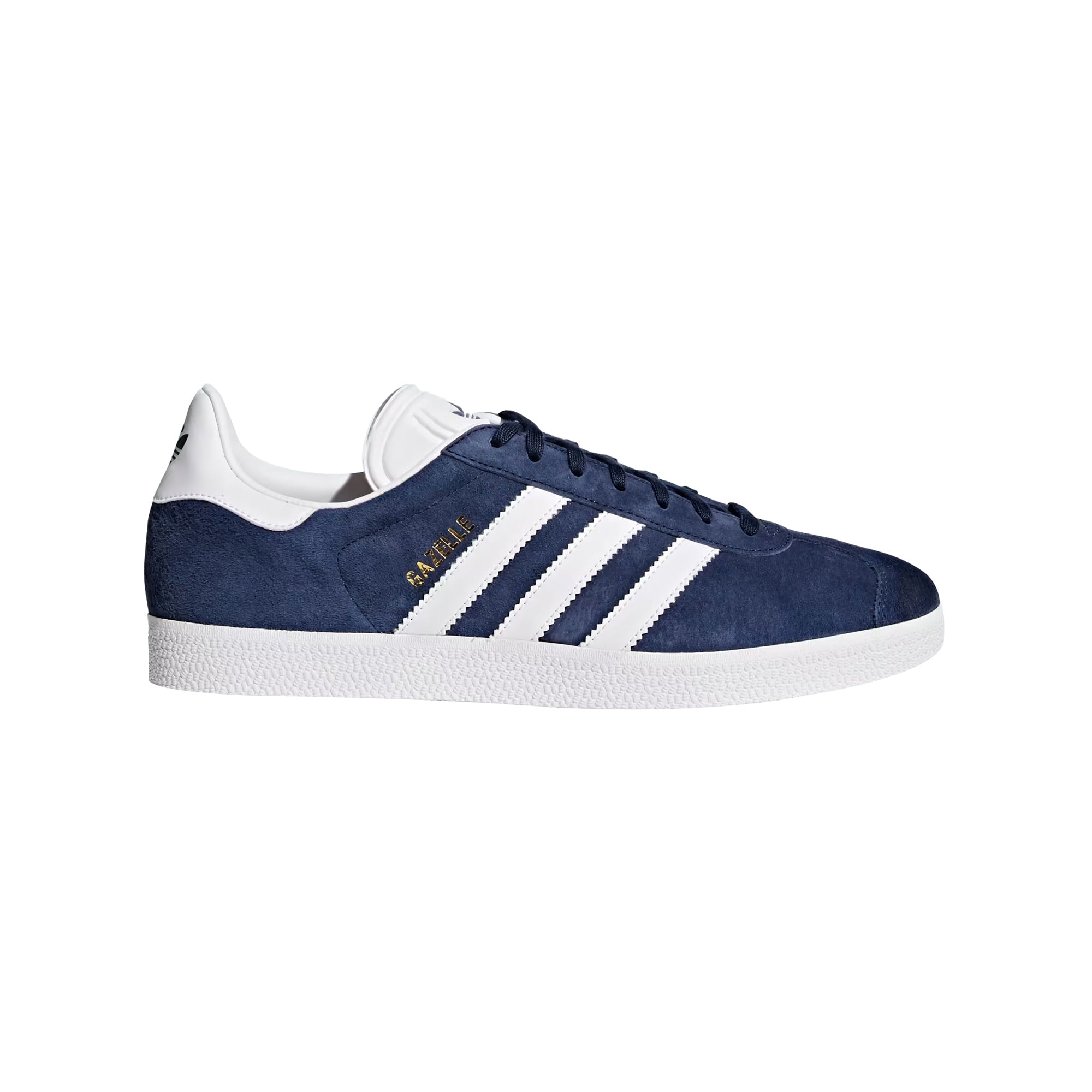 Sneakers Uomo Gazelle con le iconiche 3 strisce bianche ed una tomaia in suede