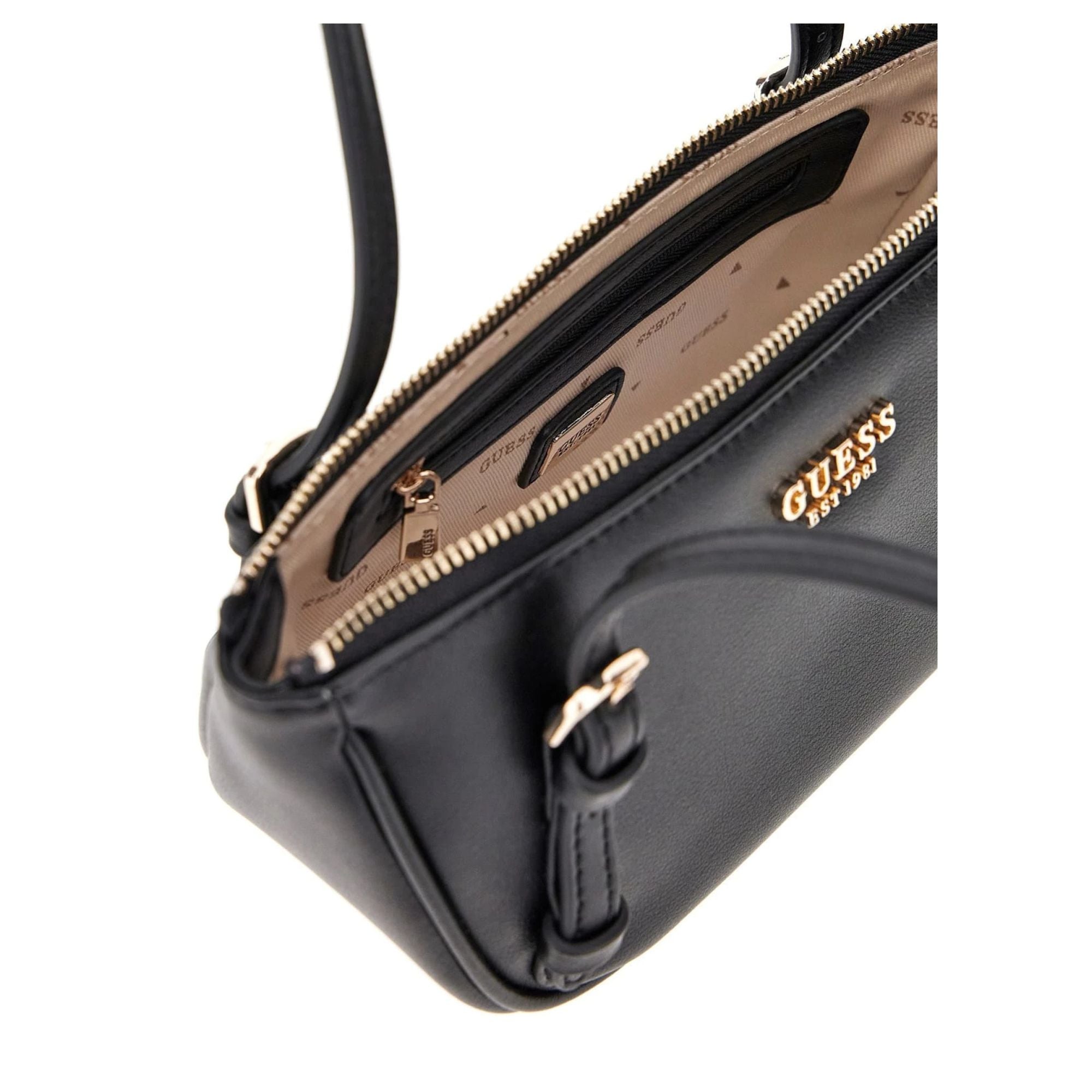 Guess Borsa da Donna Cerelia Mini Nero interno