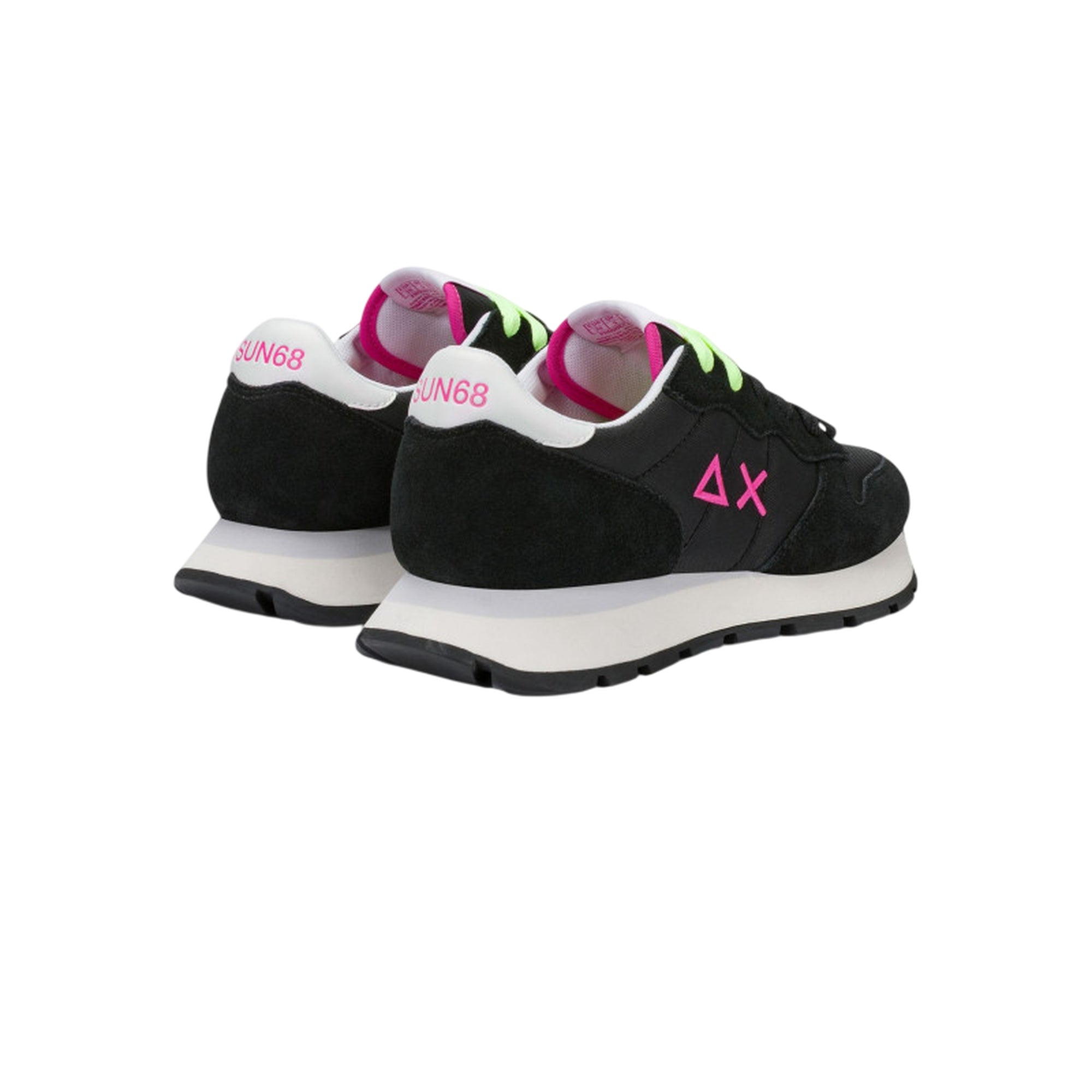 Sneakers Donna, Ally Solid, con tomaia Nera in camoscio e nylon