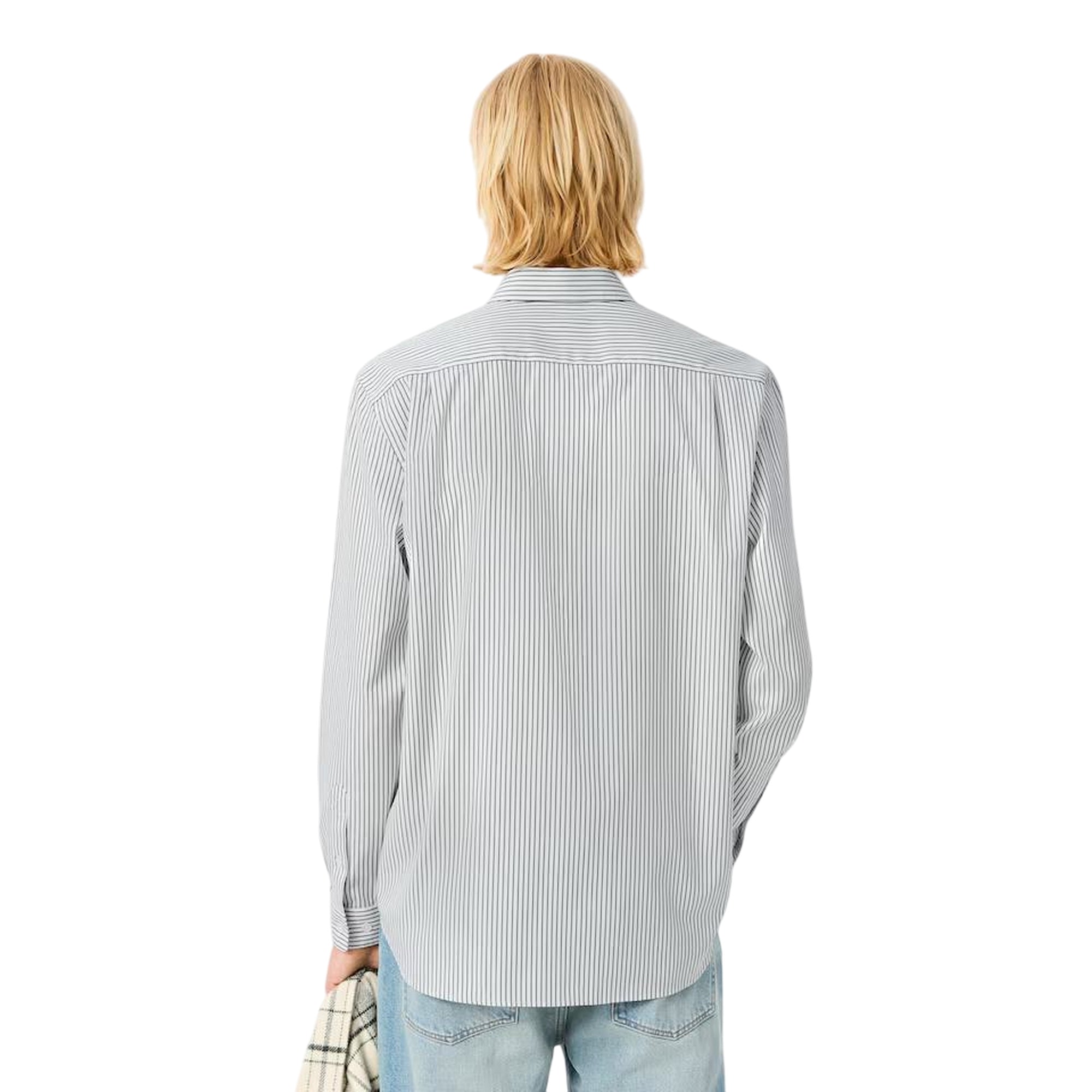 Camicia regular fit a righe Pinpoint