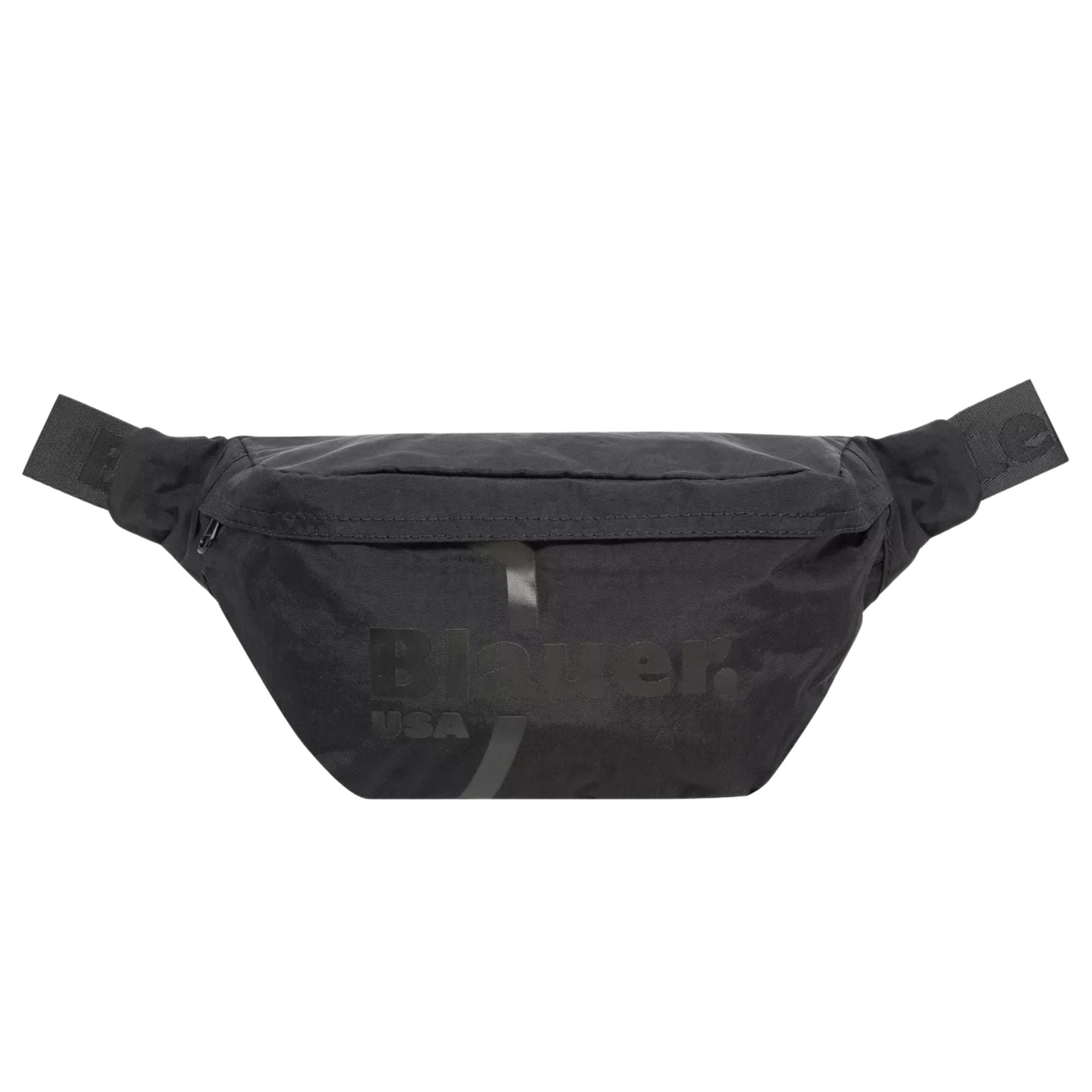 Marsupio Uomo monocolore Nero, con chiusura zip e cinta regolabile