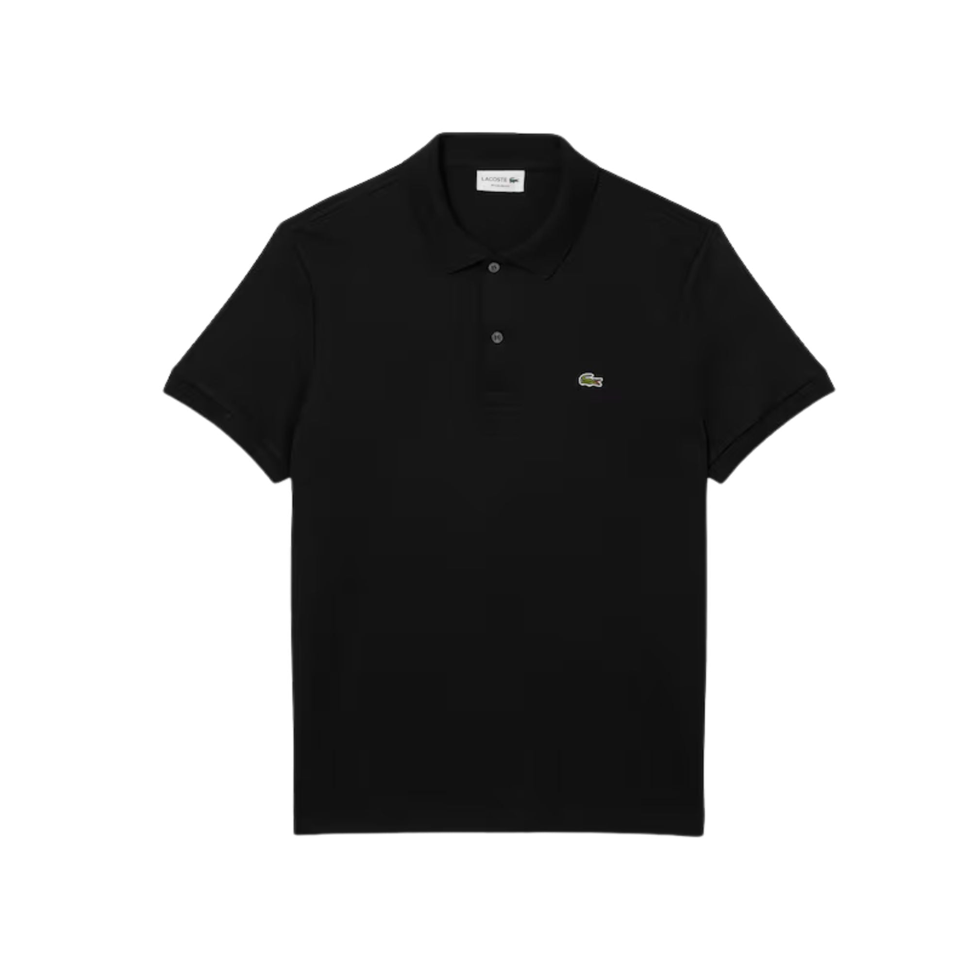 Polo Uomo Nero in Cotone Pima