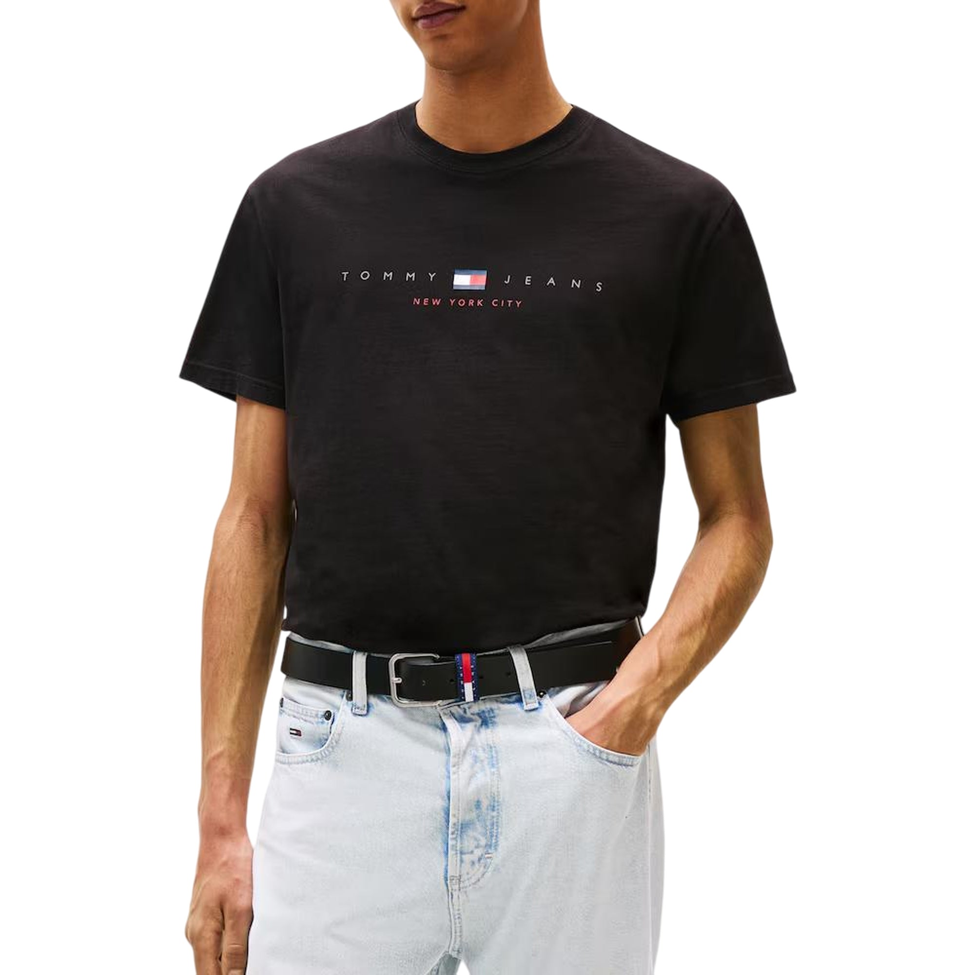 T-shirt Uomo a mezza manica, in cotone rigenerato tinta unita