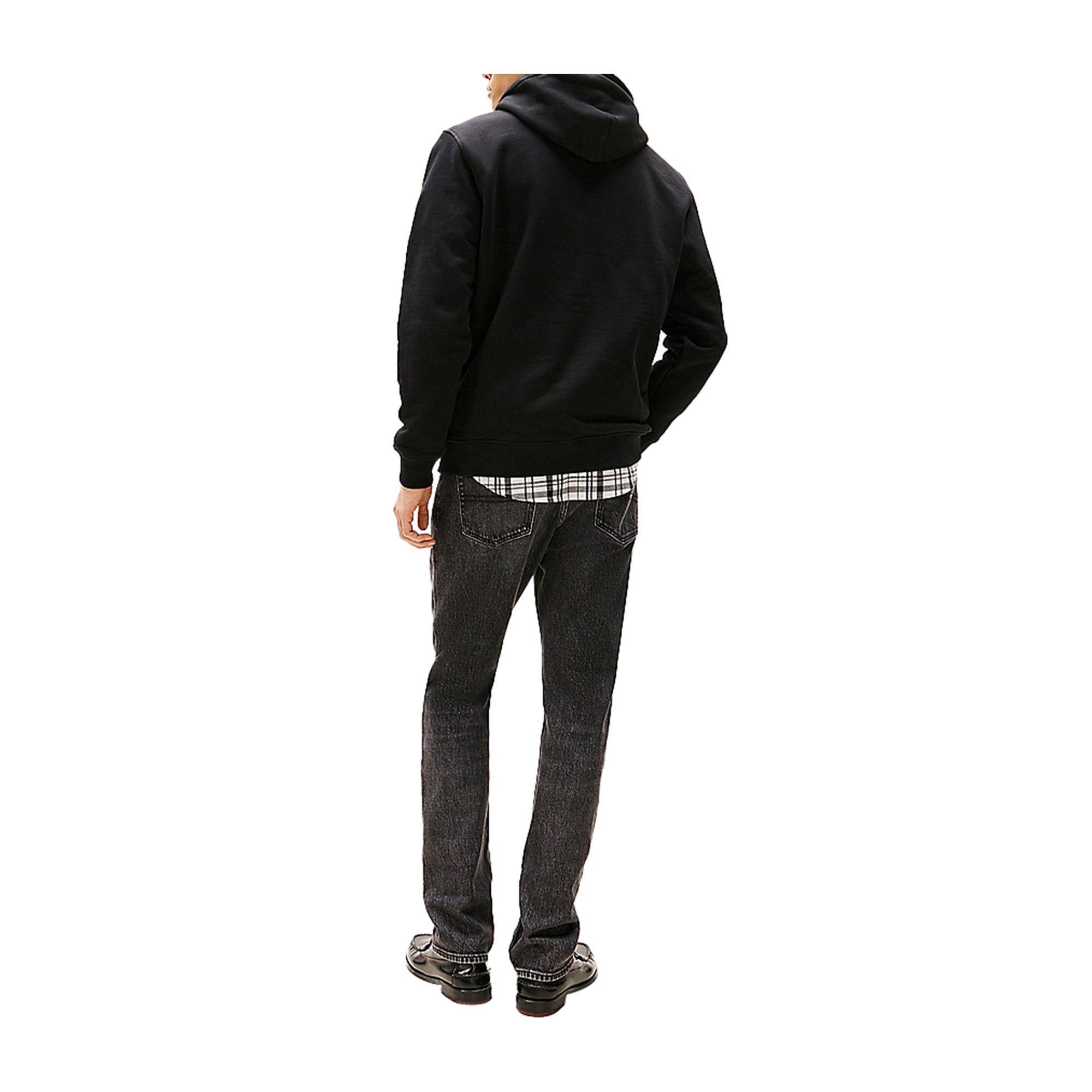 Felpa Uomo con cappuccio Nero