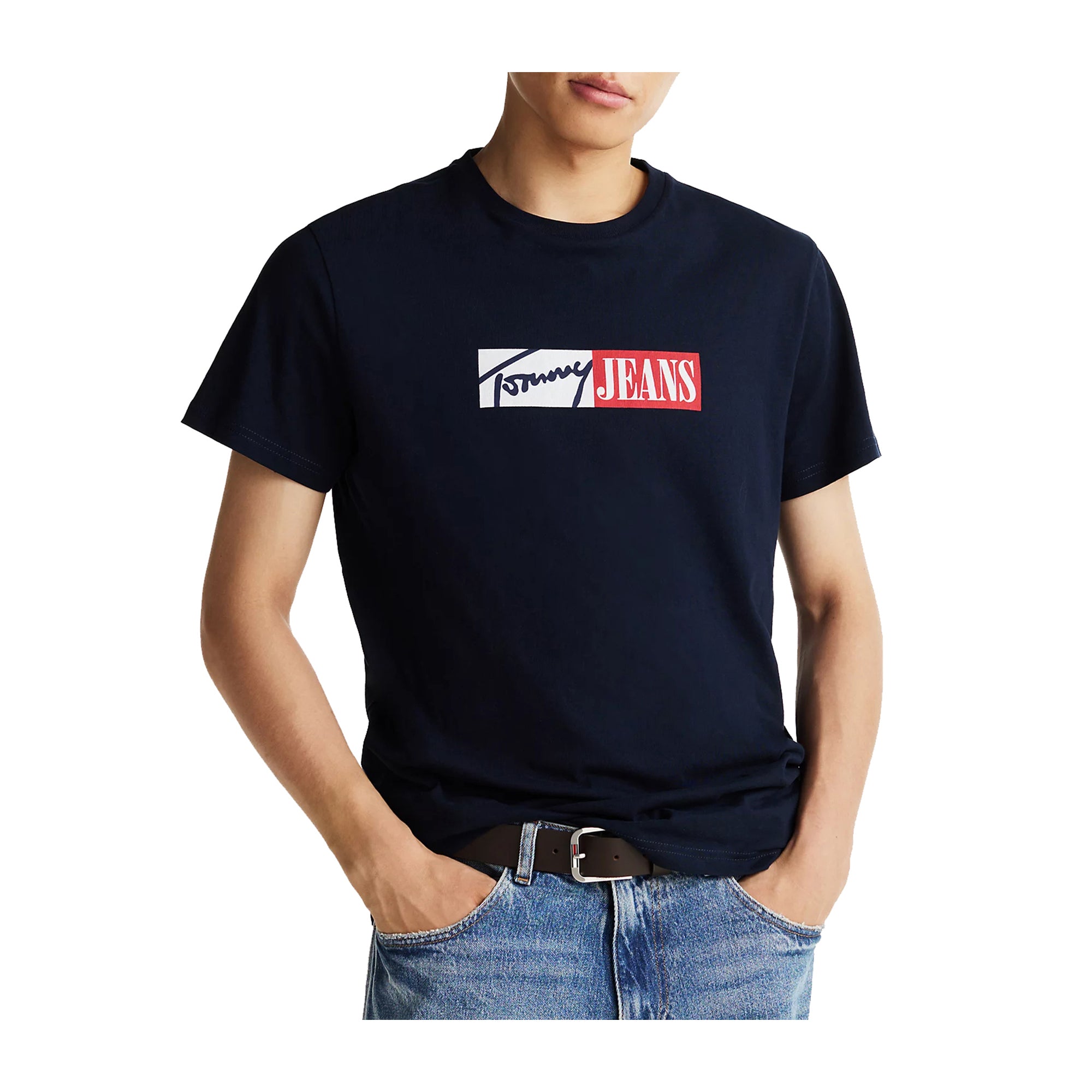 T-shirt Uomo Blu Tommy Hilfiger Graphic