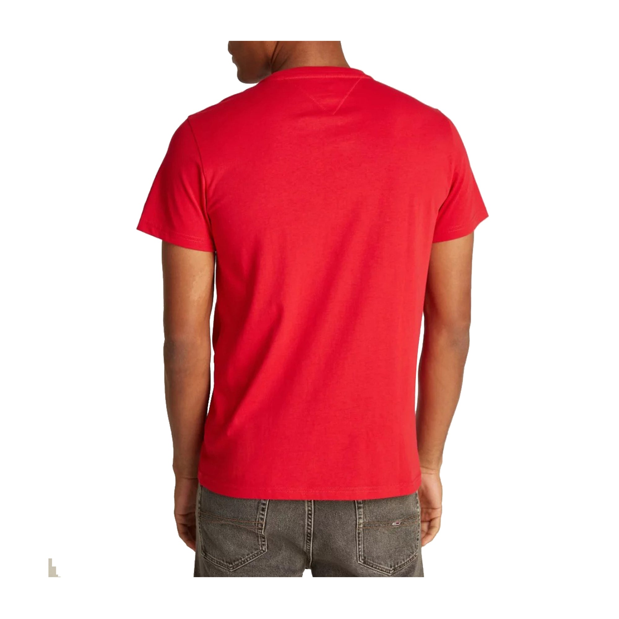 T-shirt Uomo Rossa con grafica logo frontale