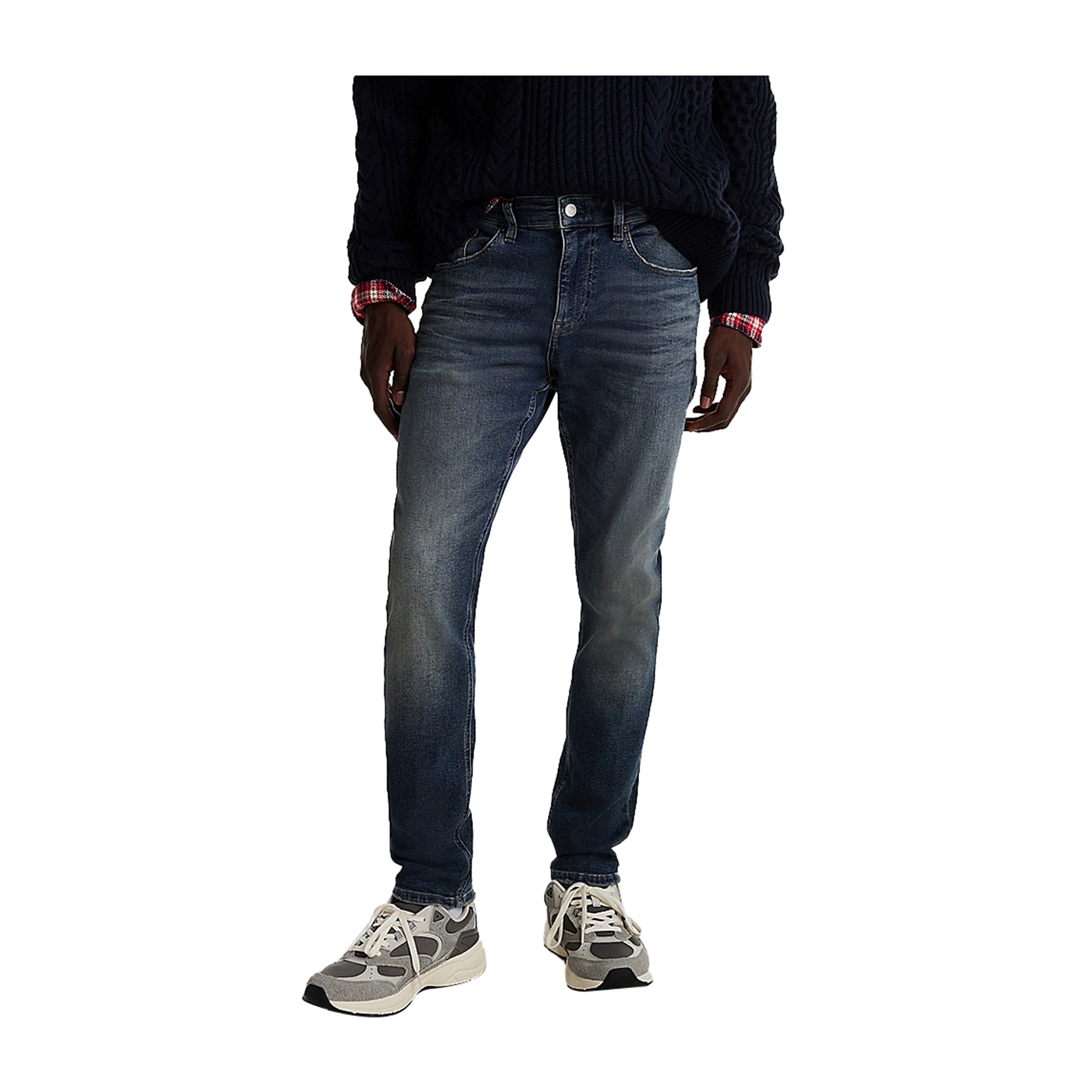 Jeans Uomo Austin slim affusolati con baffature