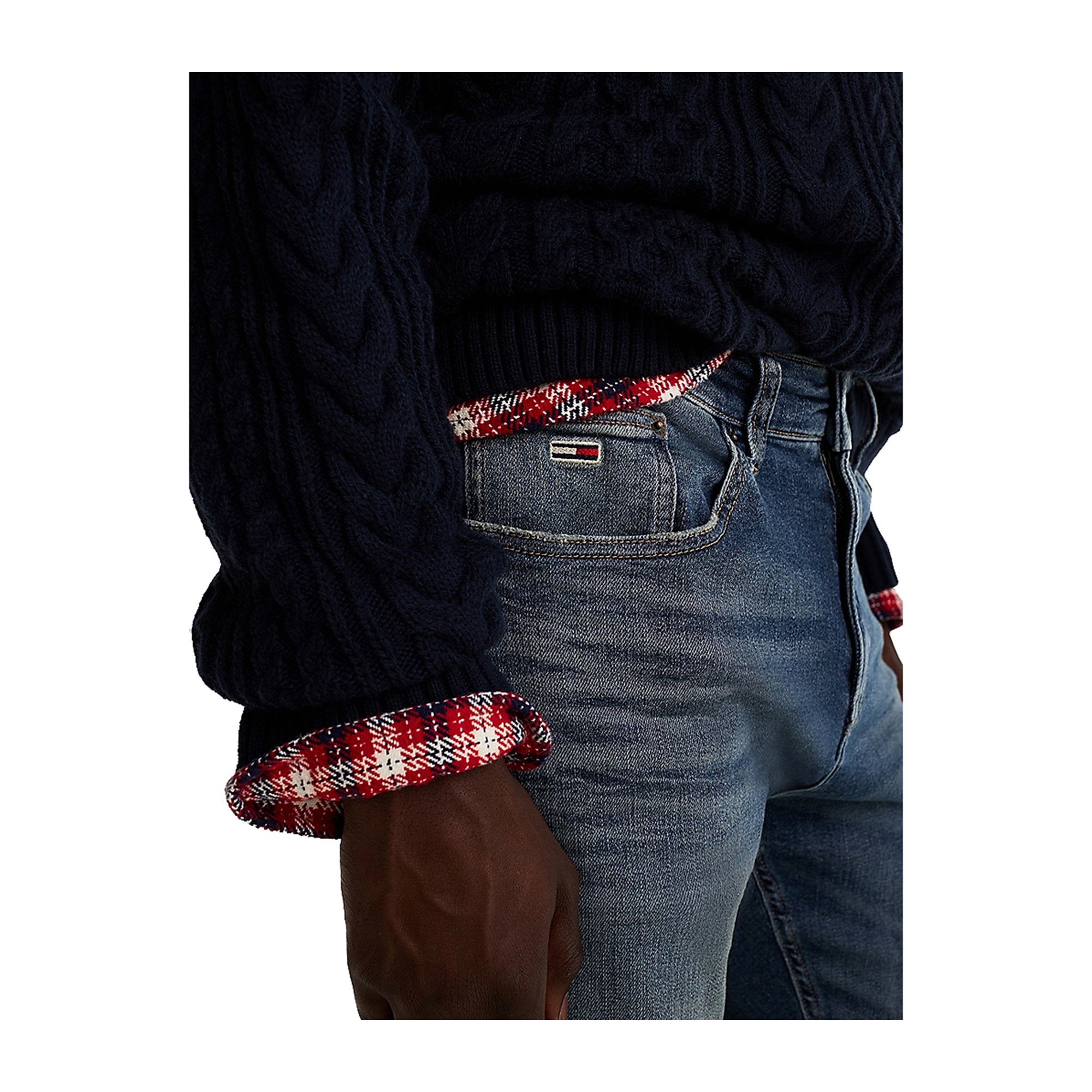 Jeans Uomo Austin slim affusolati con baffature