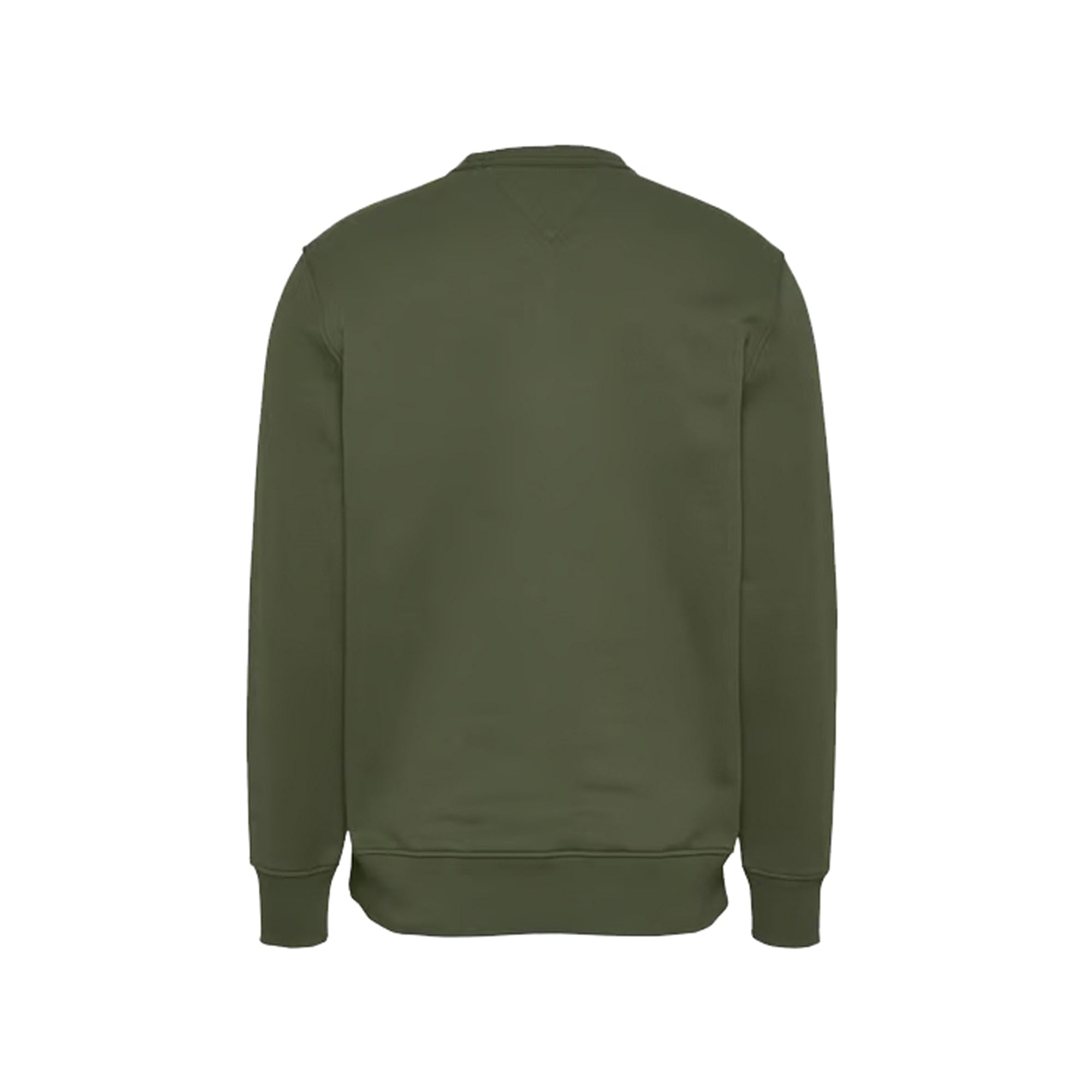 Felpa Uomo Girocollo in spugna Verde oliva