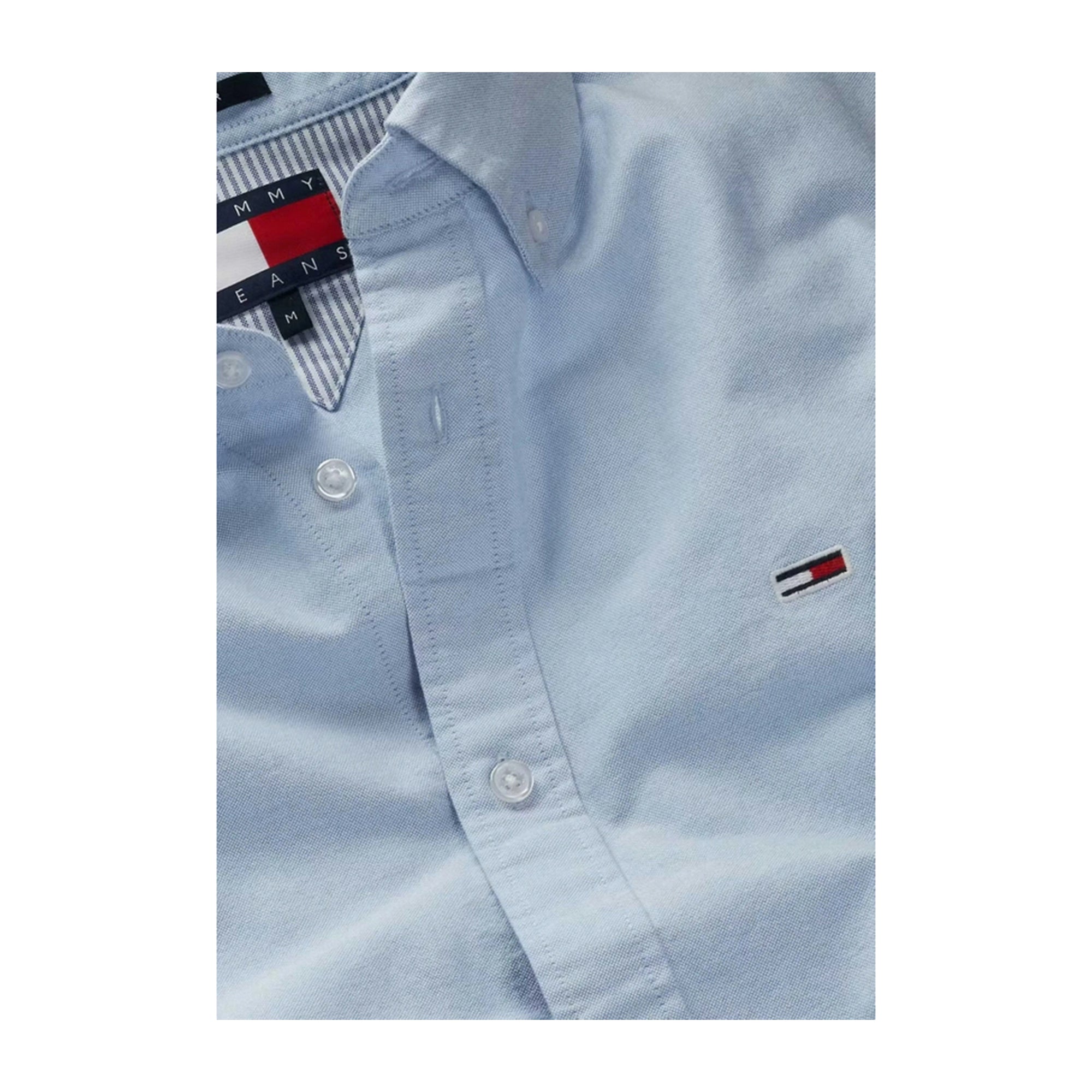 Camicia Uomo Oxford Celeste