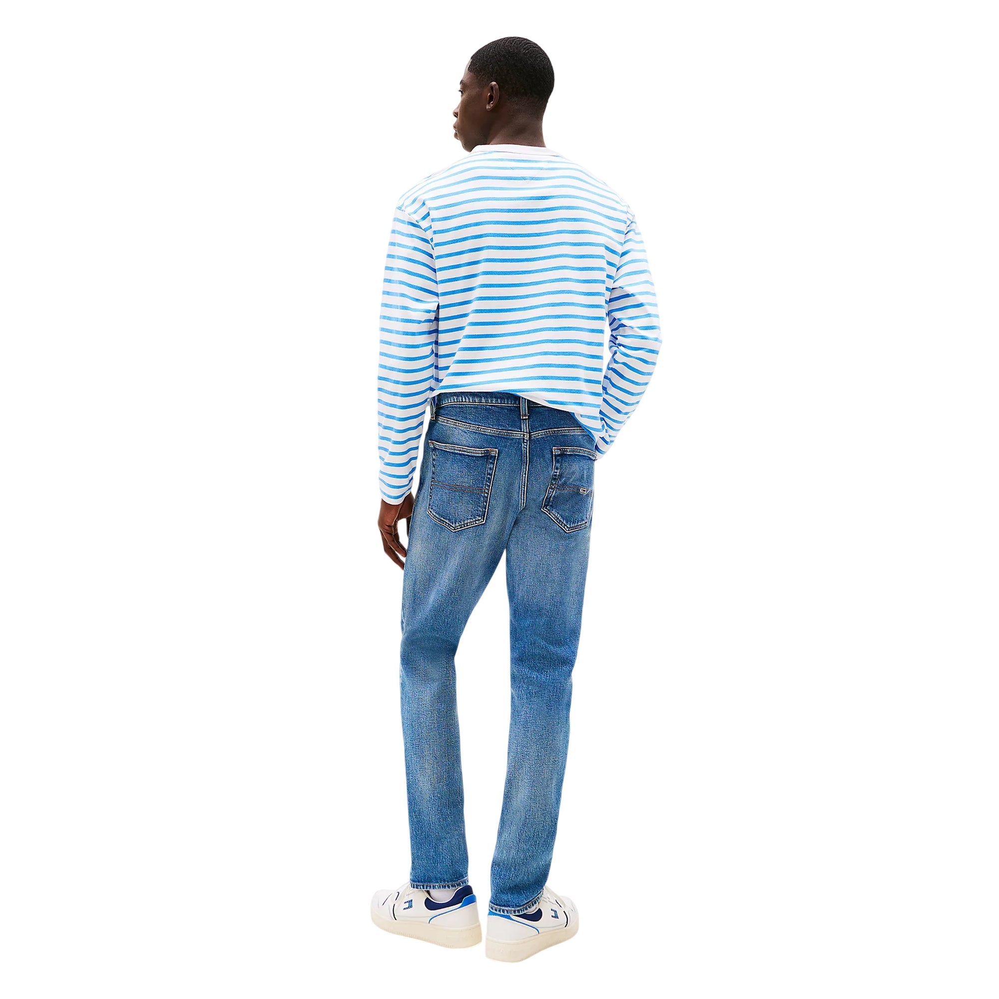 Jeans uomo Austin slim fit affusolati sbiaditi - retro