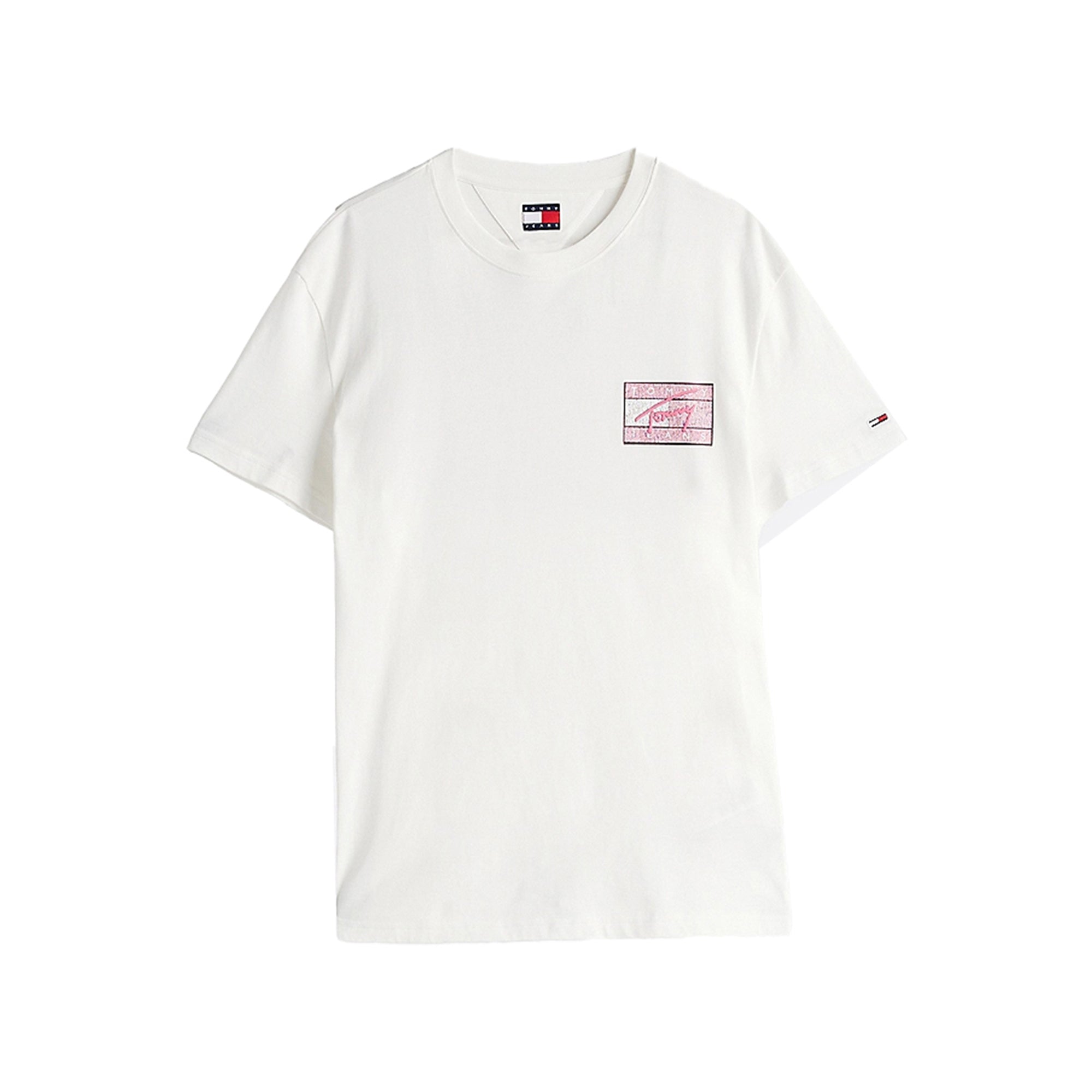 T-shirt Uomo Signature con logo sul retro Bianco