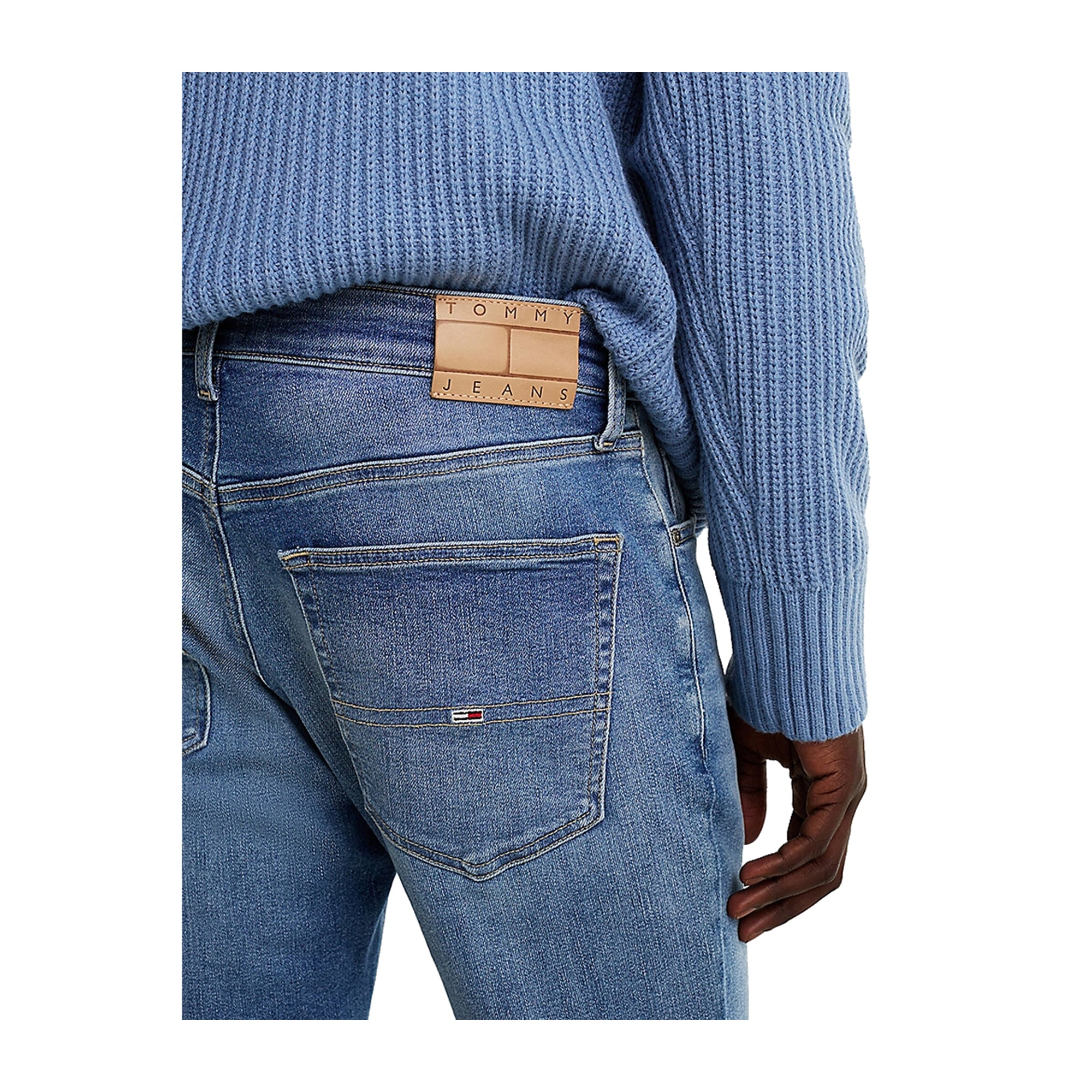 Jeans Uomo Scanton Slim con baffature