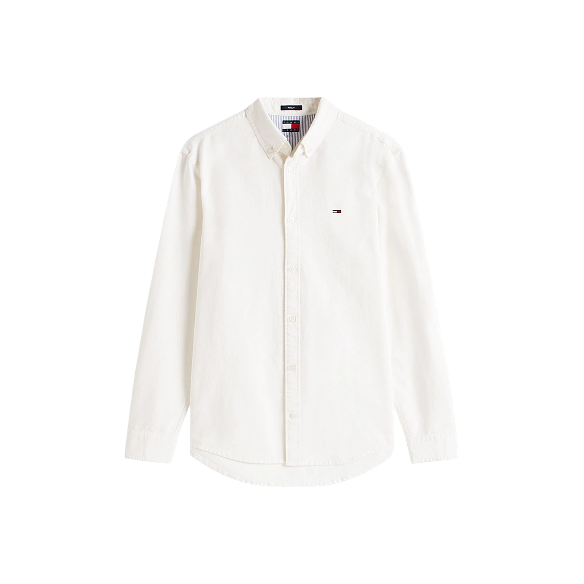 Camicia Uomo Oxford Bianca, con colletto button down