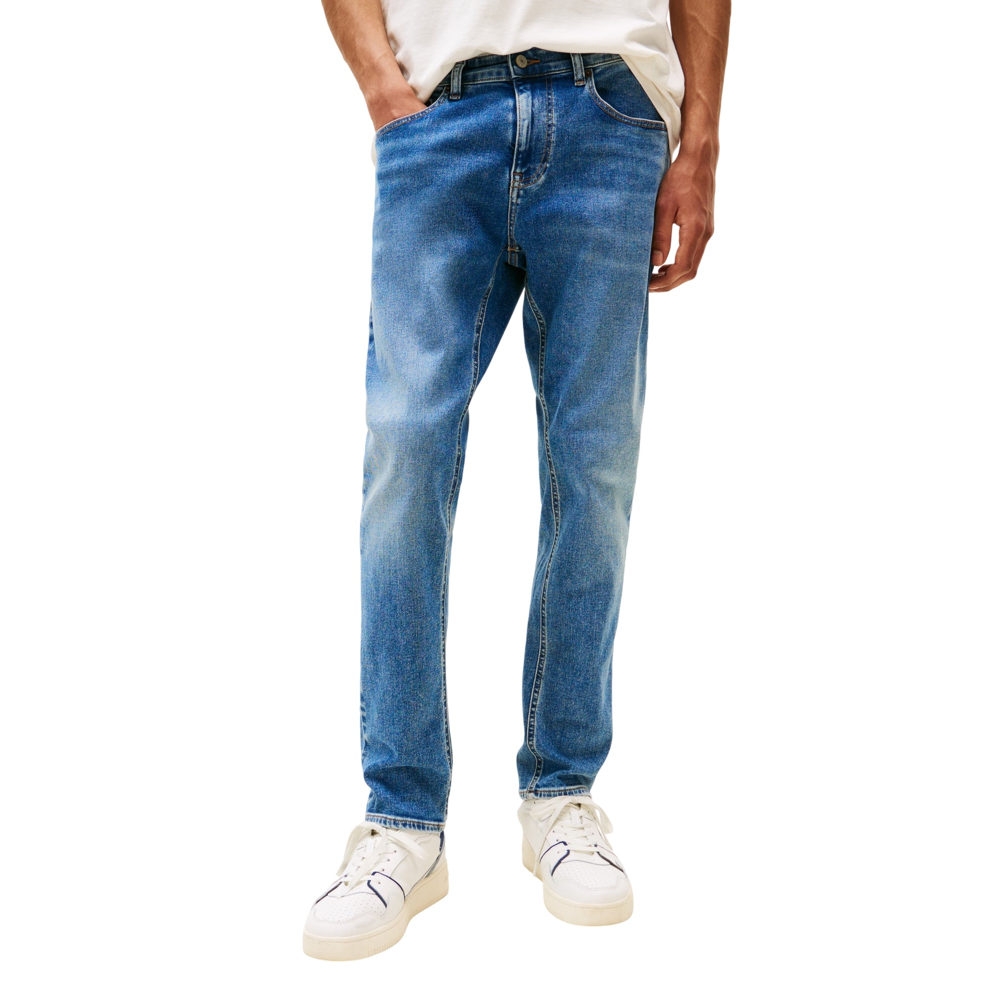 Jeans Uomo Austin Denim Tommy Hilfiger Noi Sport