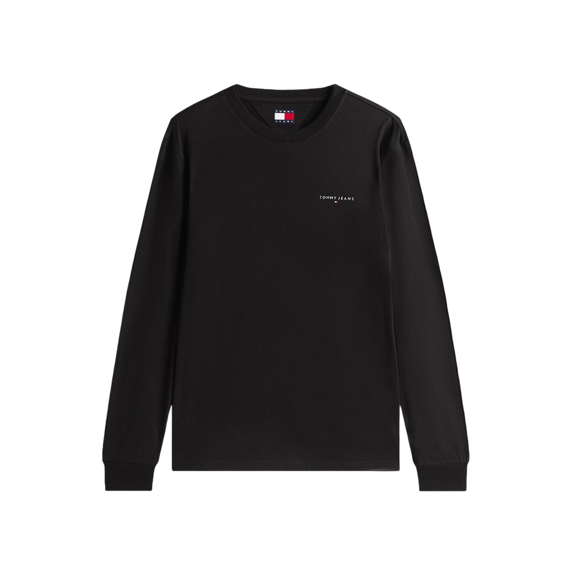T-shirt Uomo a maniche lunghe, con girocollo e logo sul petto
