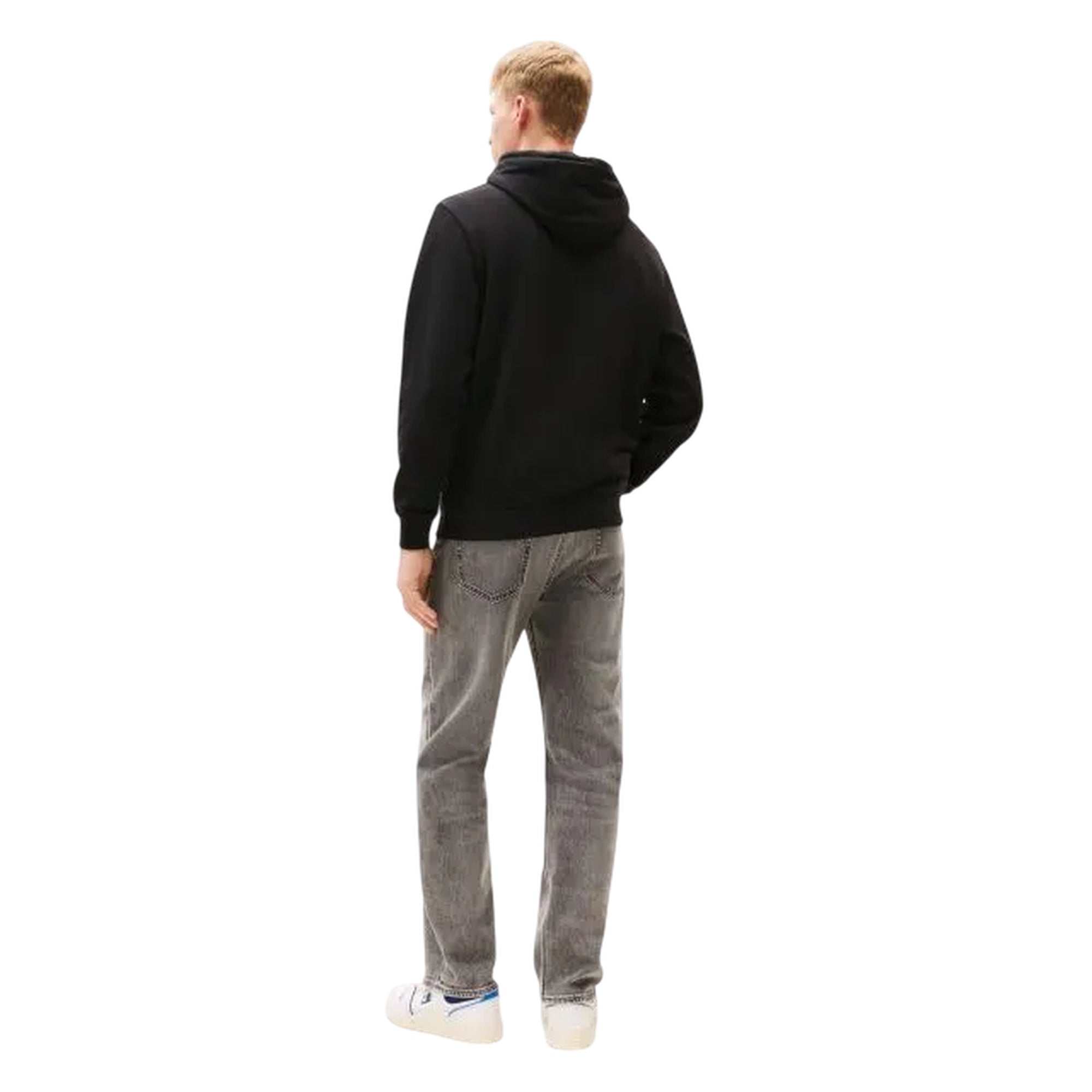 Felpa Uomo con tasca a marsupio, cappuccio e logo vintage
