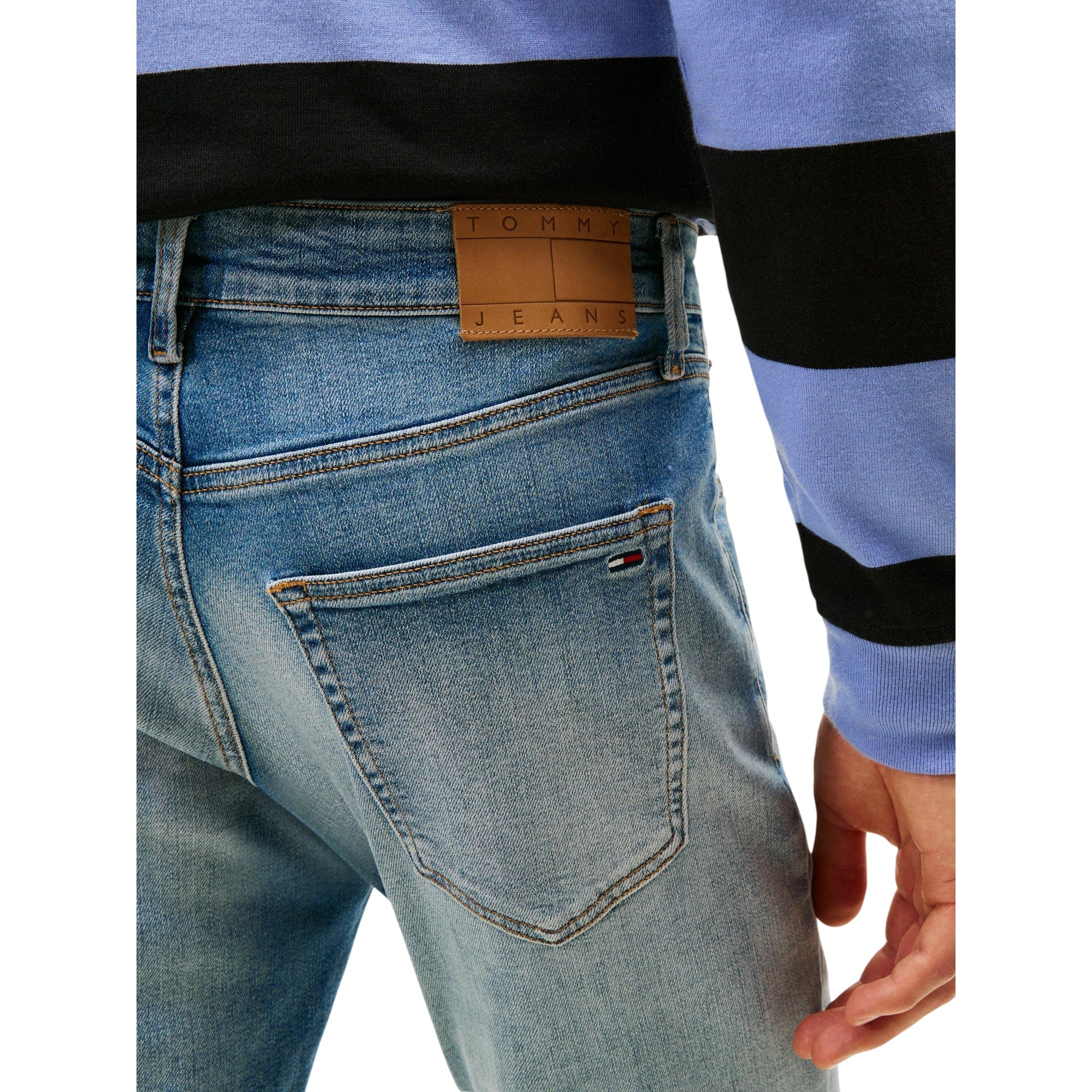 Jeans chiaro uomo Scanton slim - dettaglio tasca