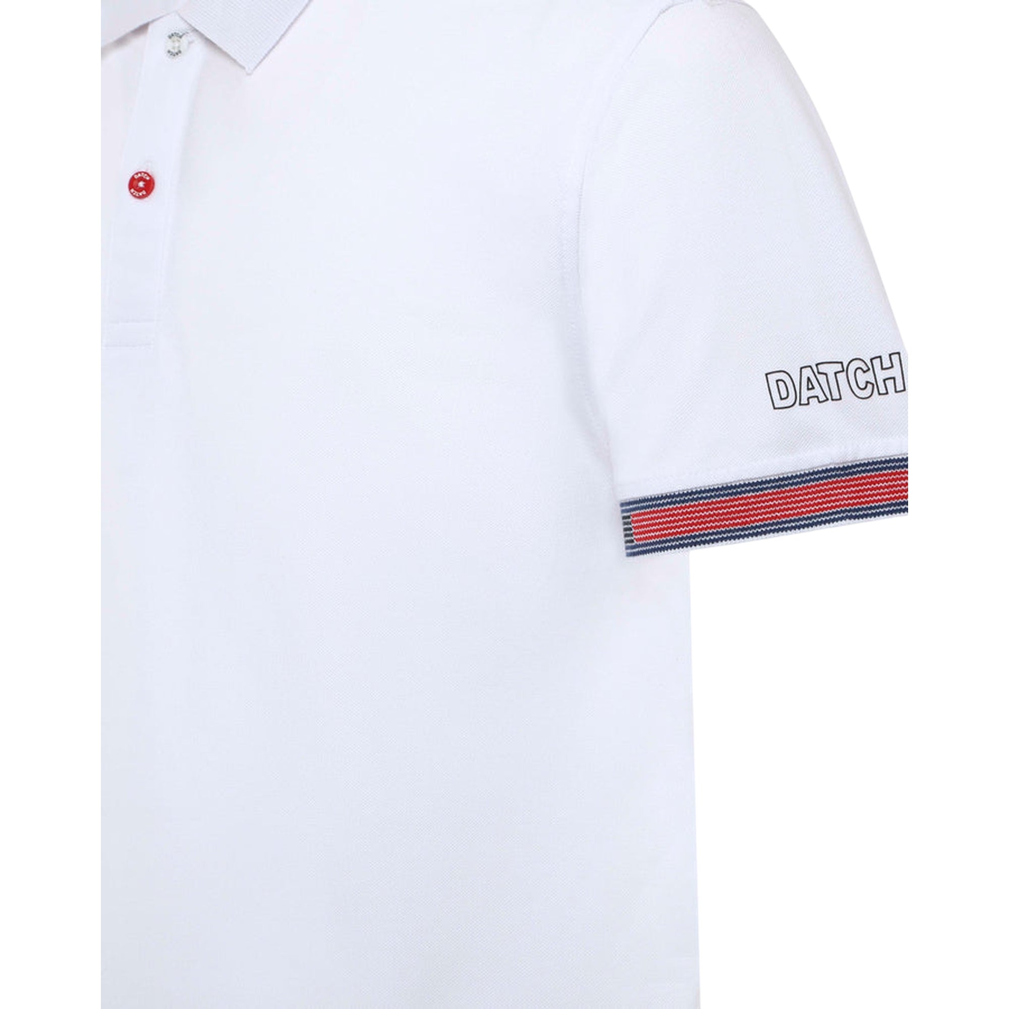 Acquista subito la Polo Uomo in cotone con micro logo sulla manica e scollatura con due bottoni, firmata Datch. Vieni a scoprire tutta la collezione su noisport.it