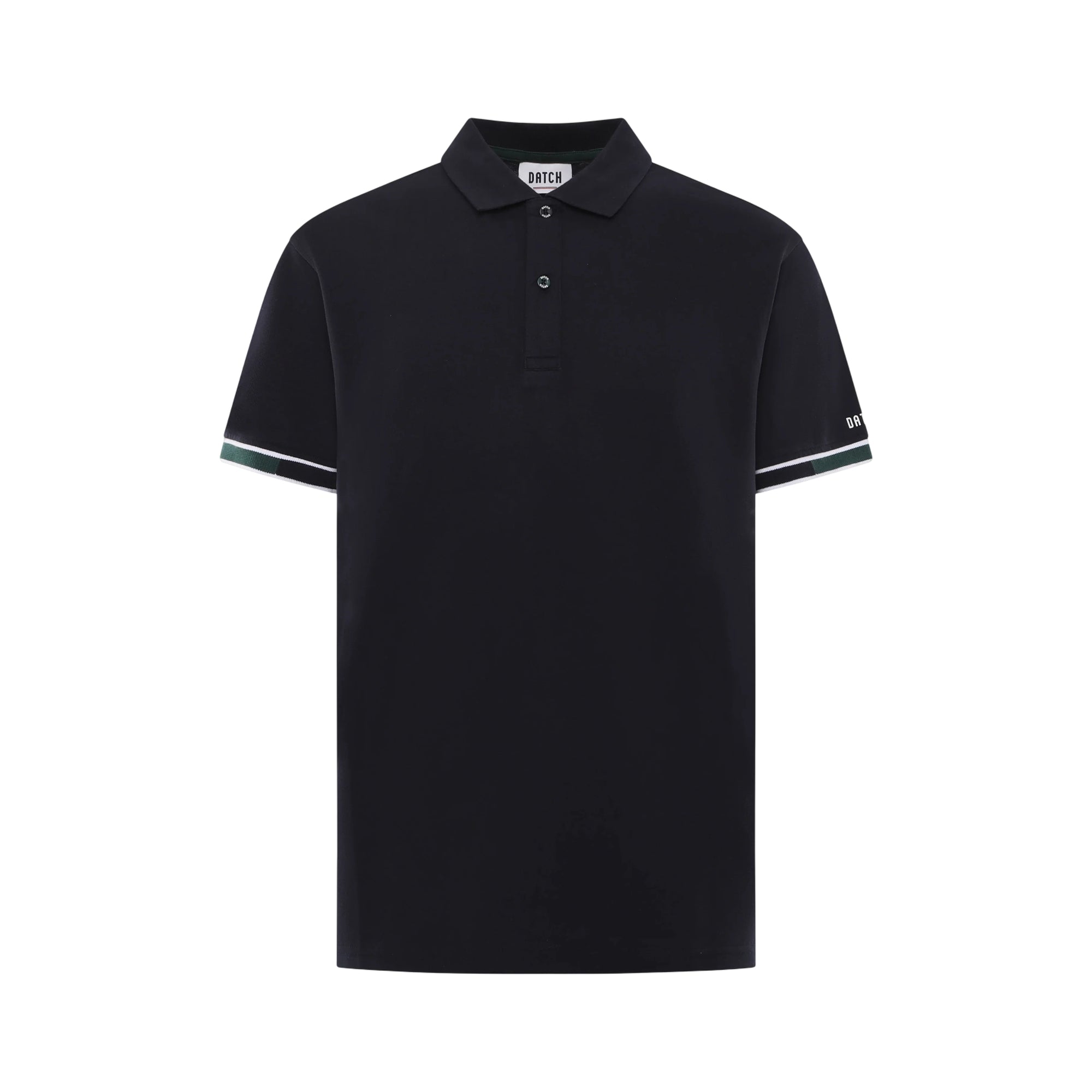 Polo Uomo Essential Micrologo Blu, con una scollatura due bottoni