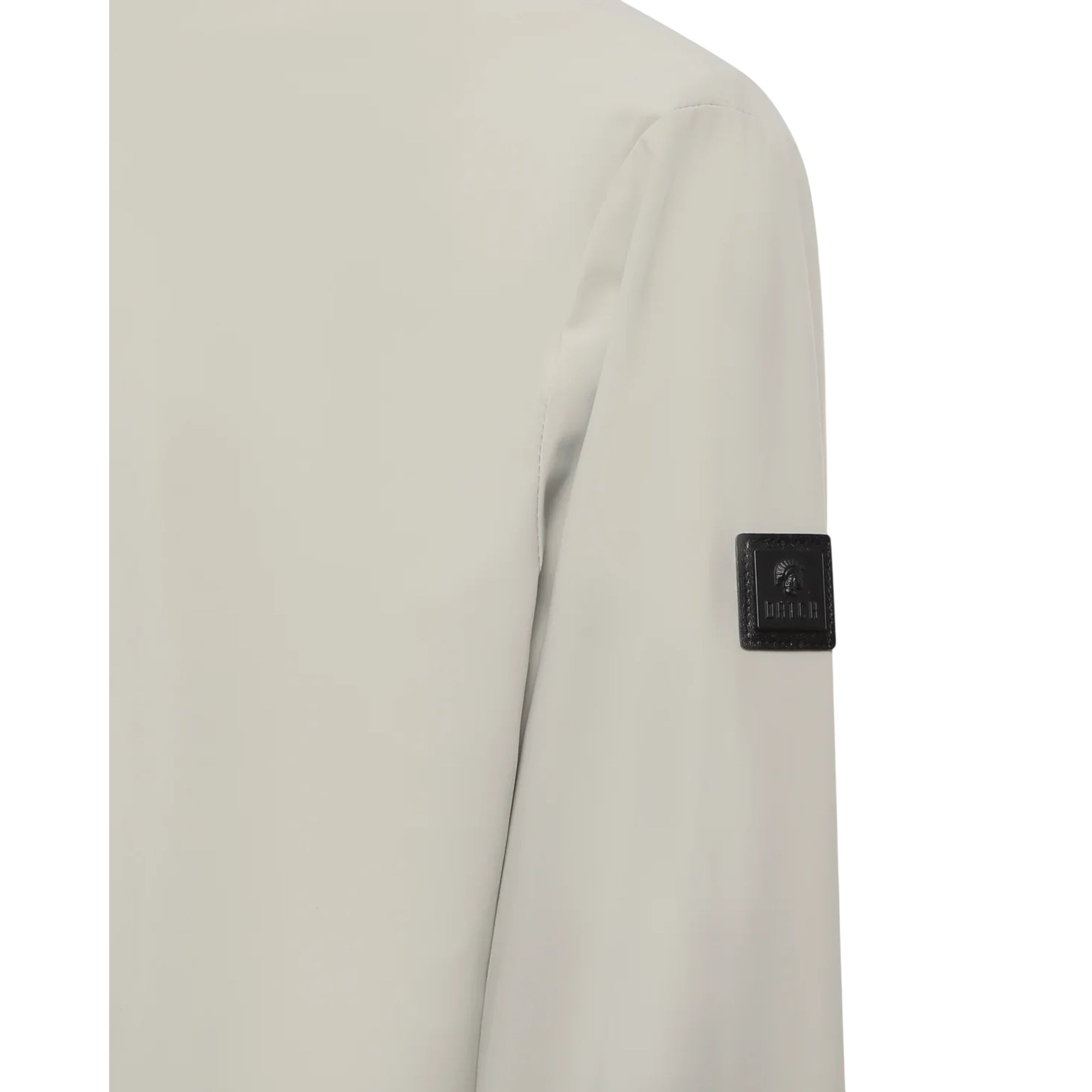 Giubbino Uomo College Grigio, con full zip e polsini a costine