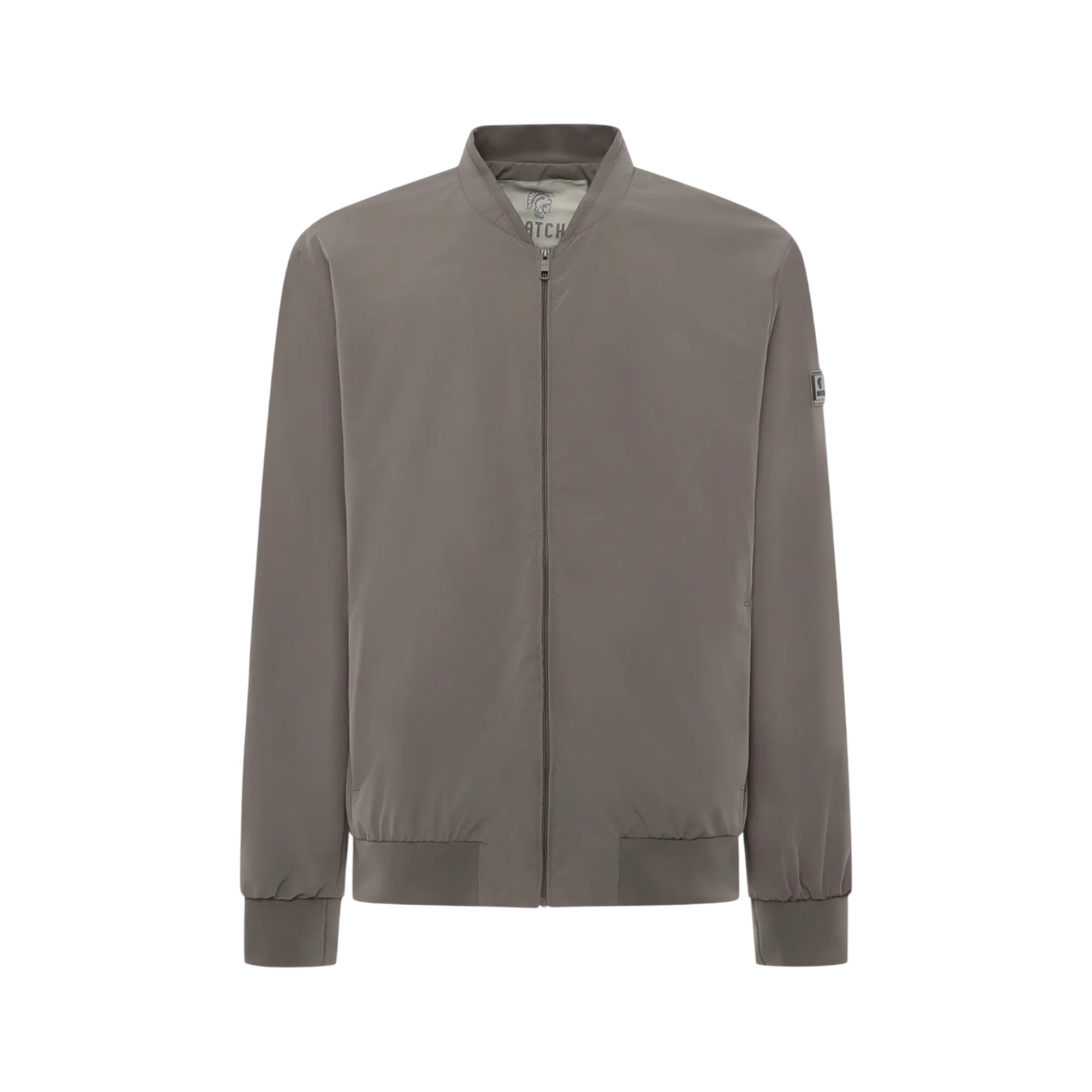 Giubbino Uomo College, con full zip e polsini a costine