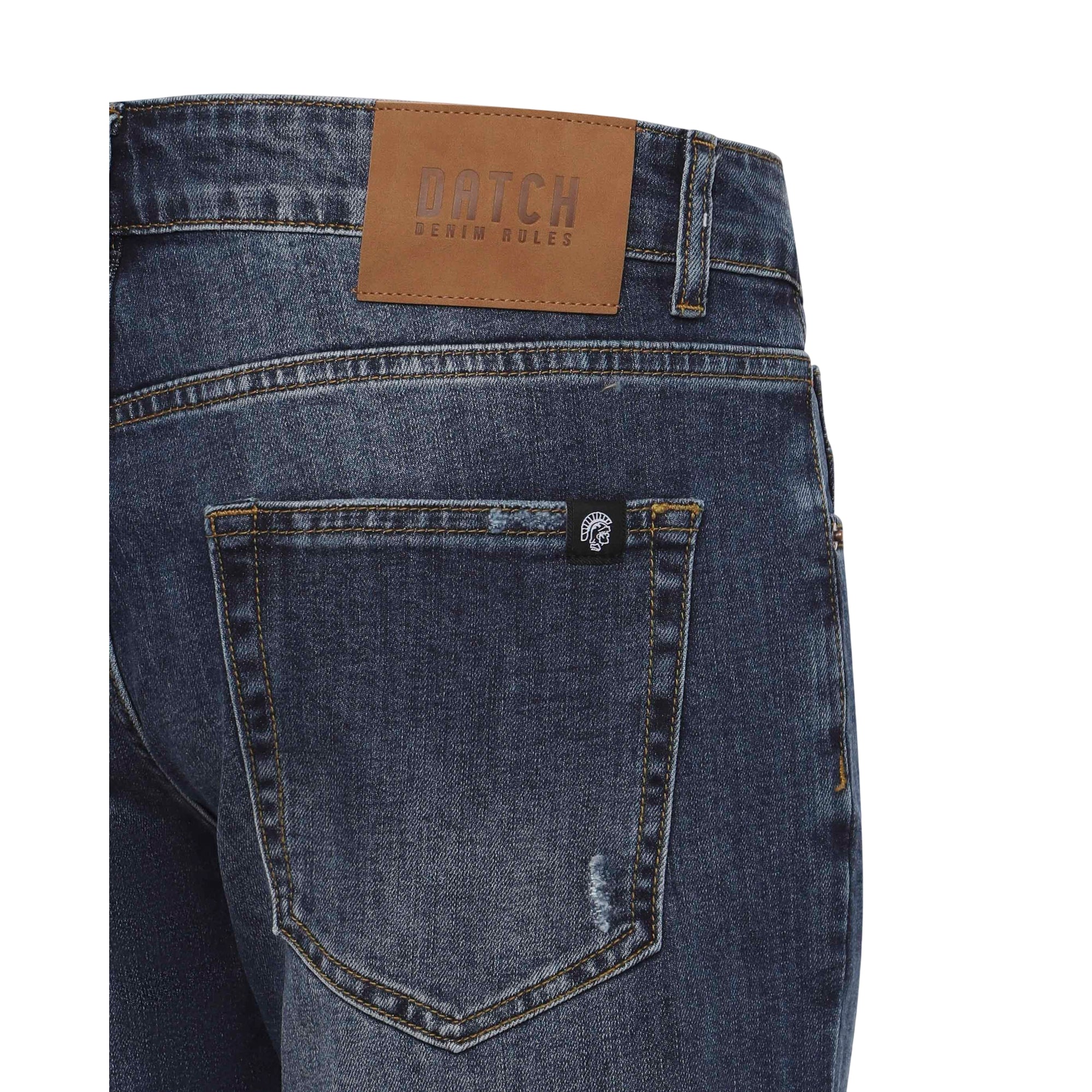 Bermuda Uomo in denim di cotone, con cinque tasche