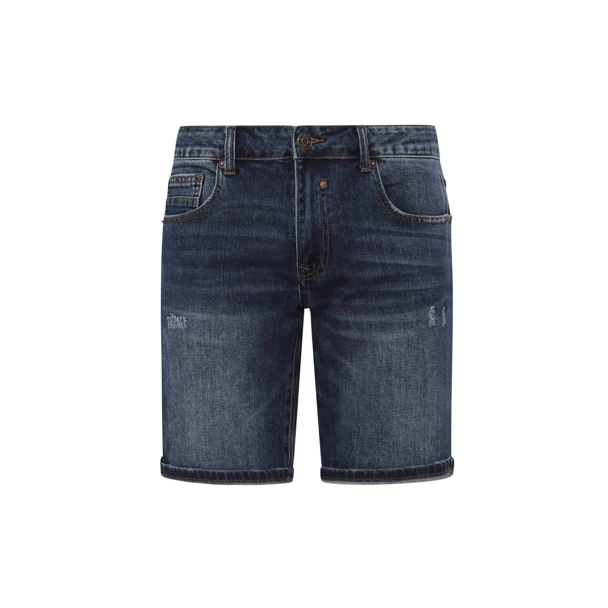 Bermuda Uomo in denim di cotone, con cinque tasche