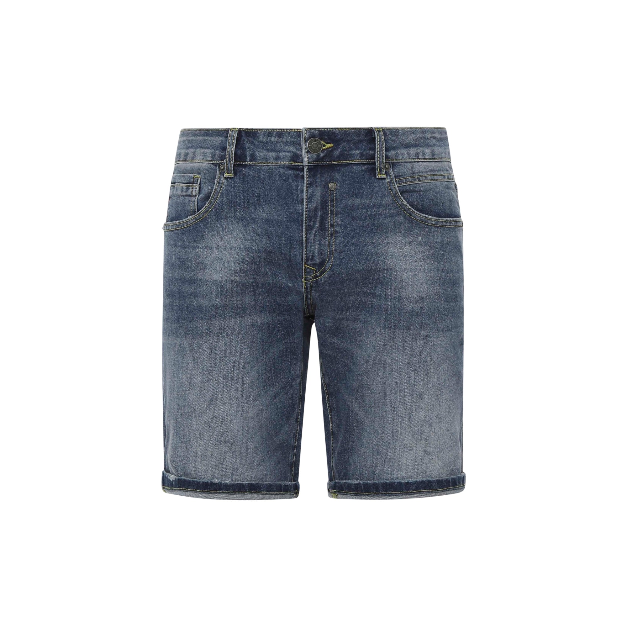 Bermuda Uomo in denim dal lavaggio medio, con cinque tasche