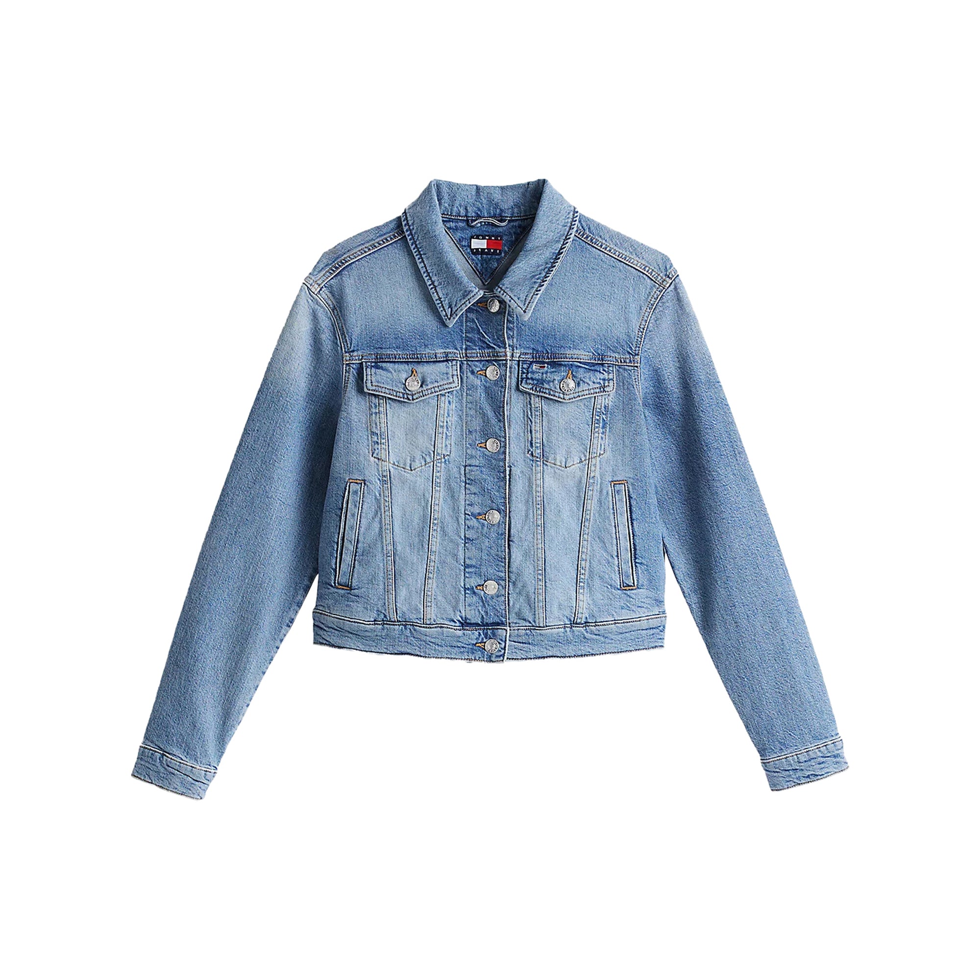 Giacca trucker slim fit in denim