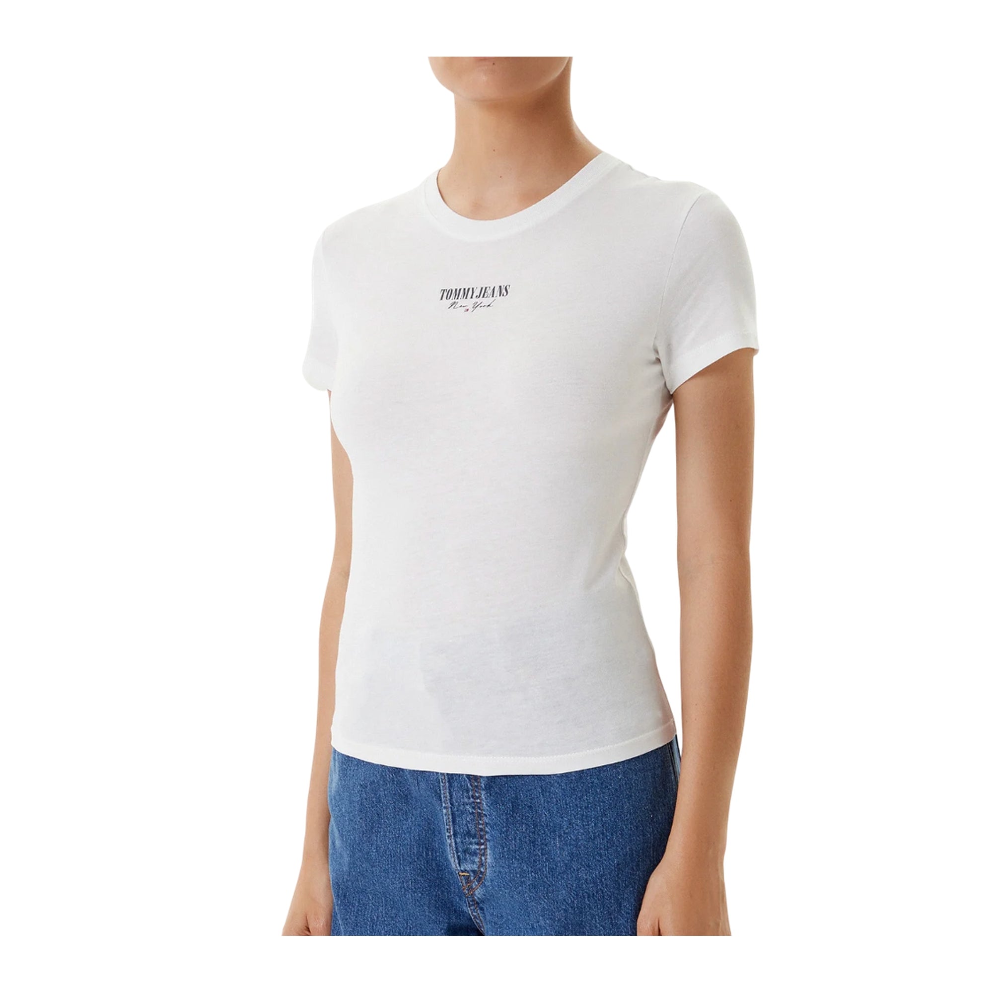T-shirt Donna extra slim, a girocollo, linea Essential